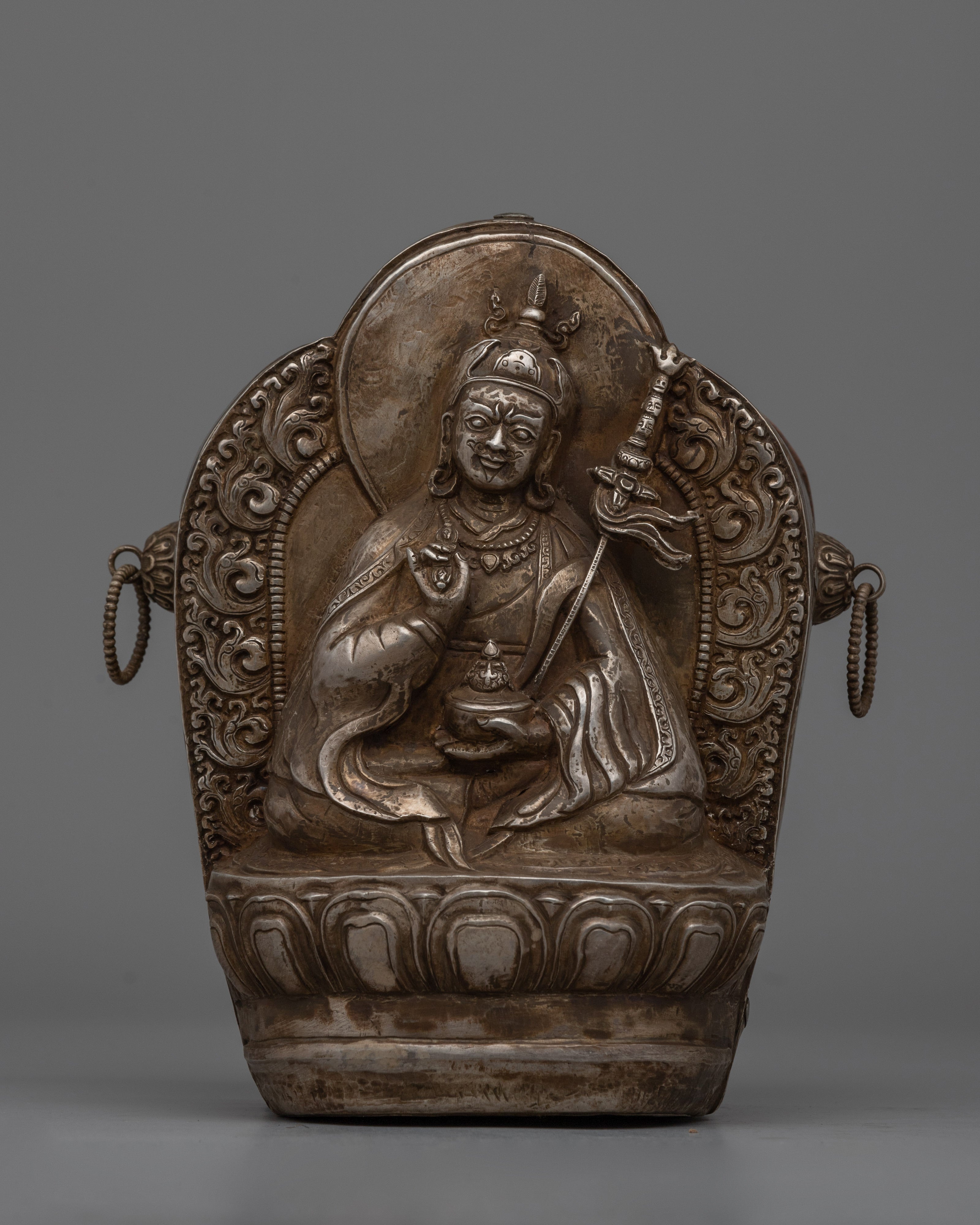 Handcrafted Tibetan Guru Rinpoche Ghau Box