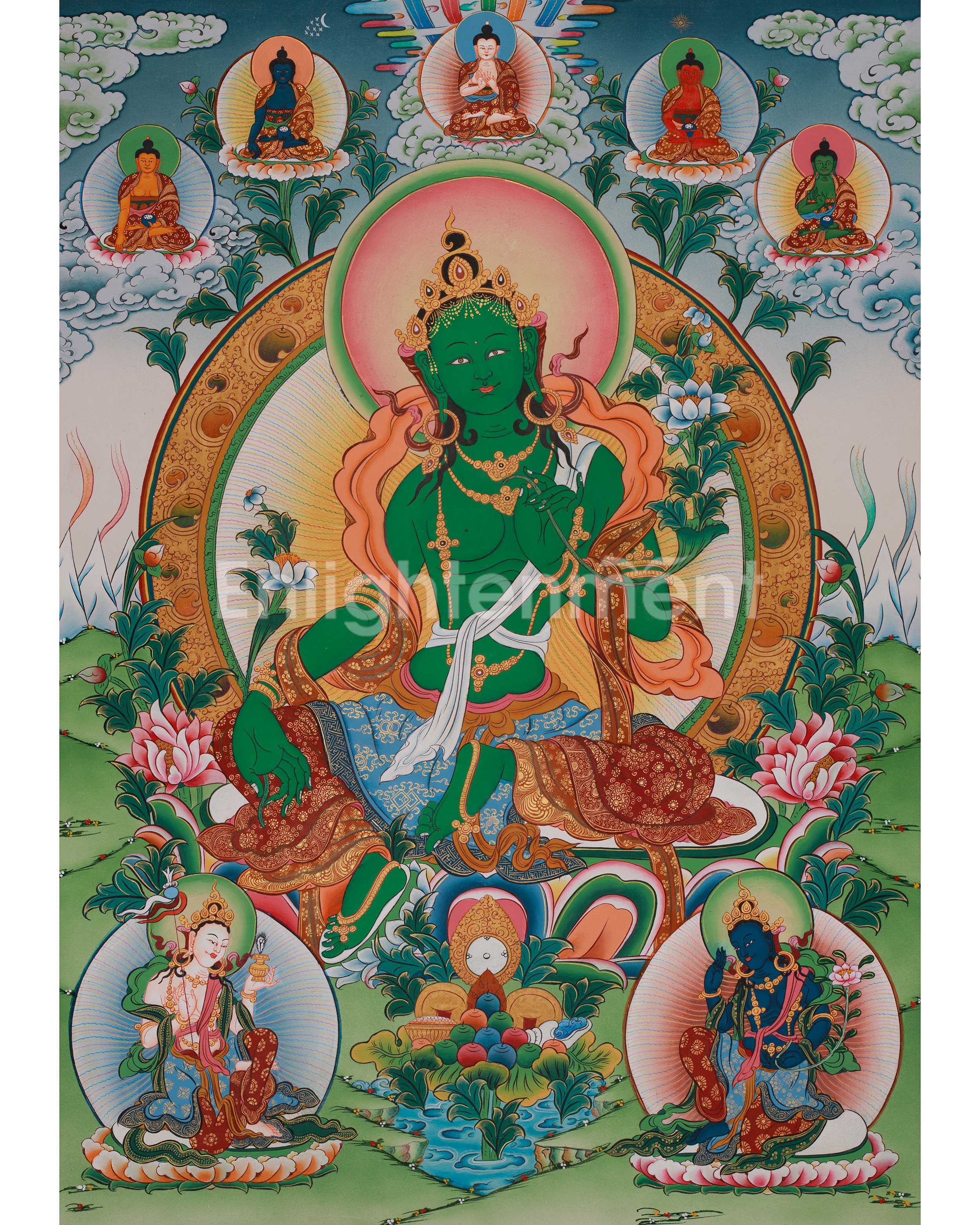 Goddess Green Tara Art