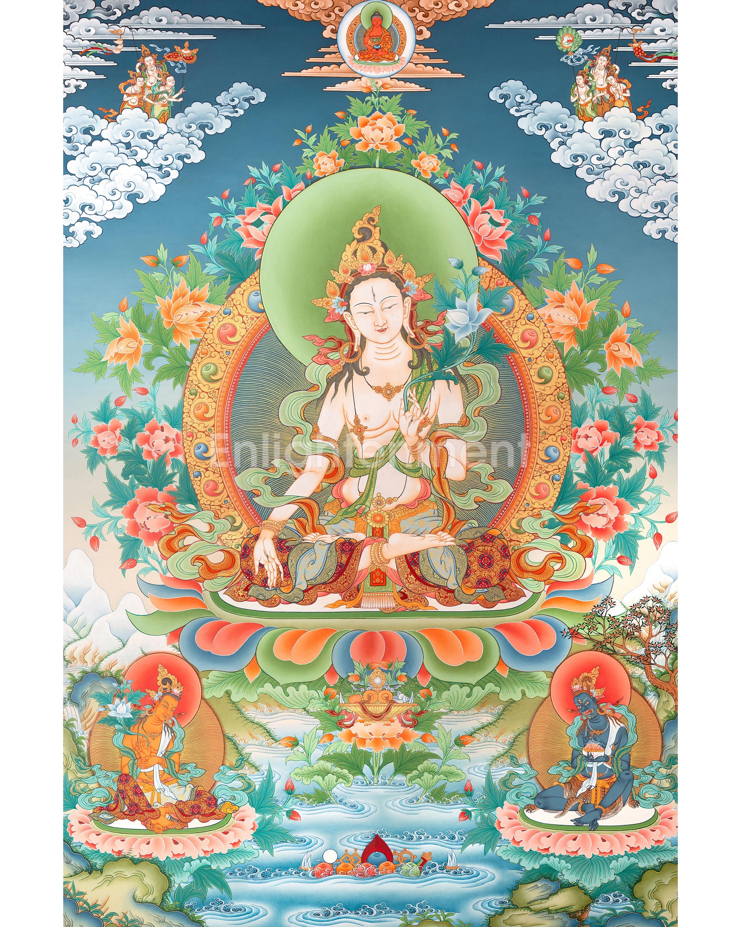 Goddess Ma-Arya White Tara