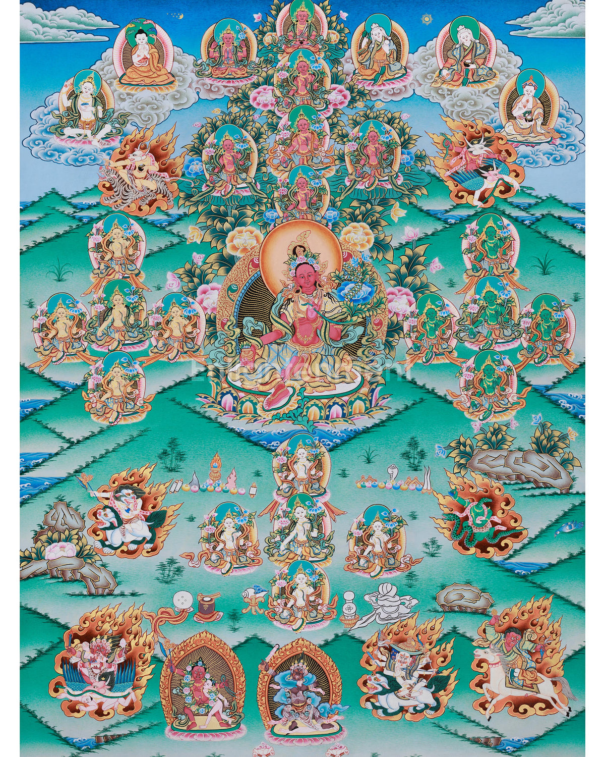 Goddess Red Tara Thangka