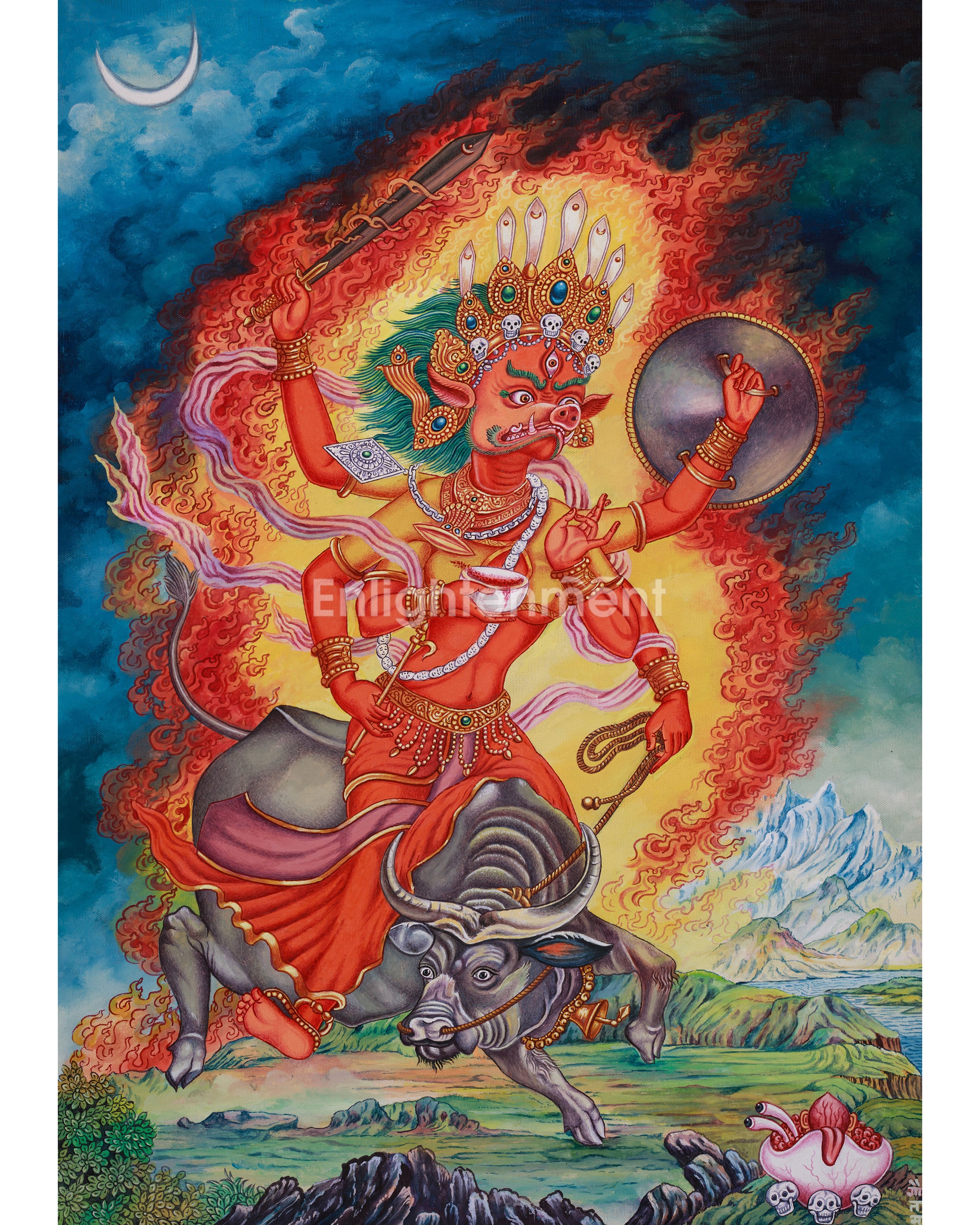 Goddess Varahi Thangka