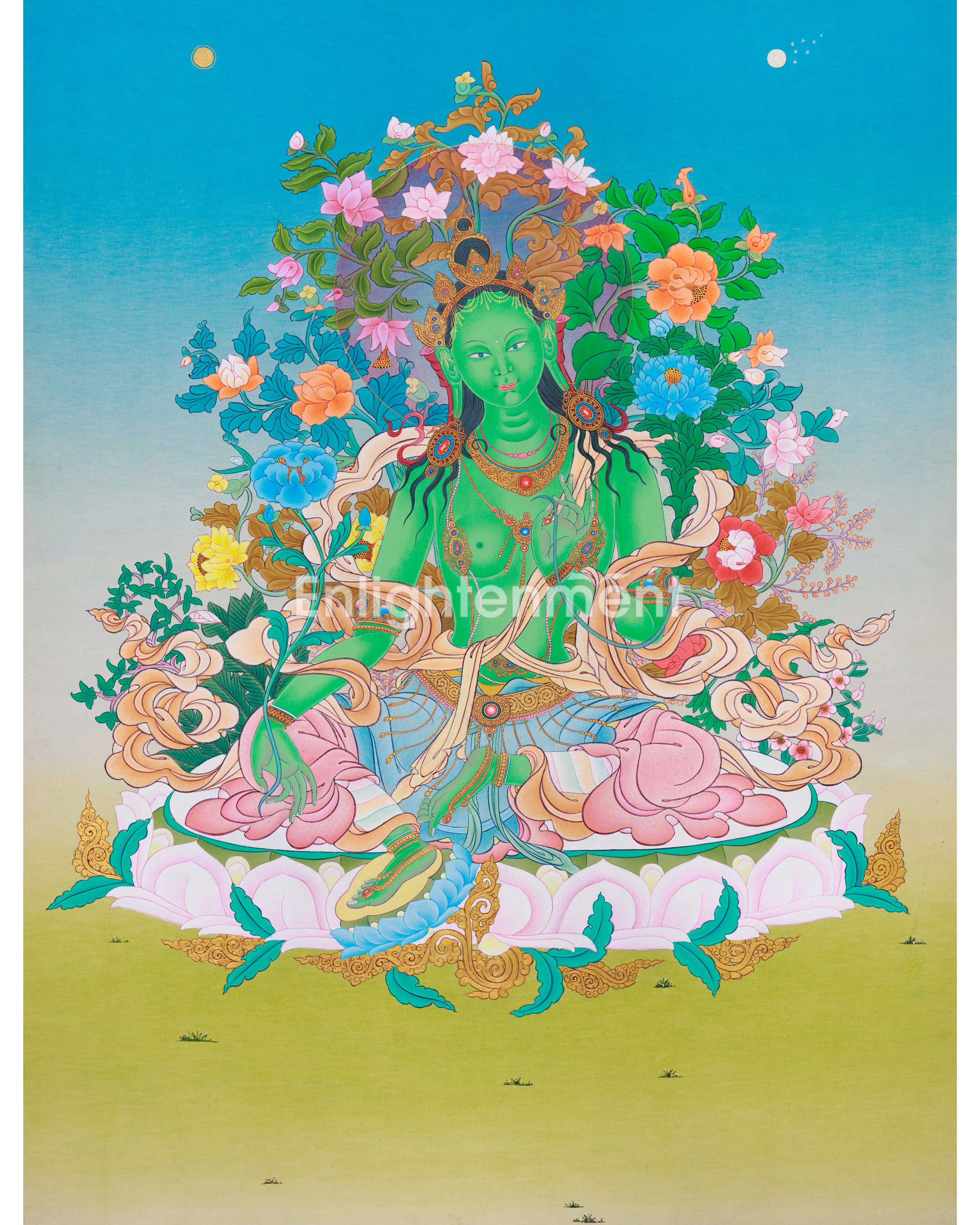 green-tara-thangka-art
