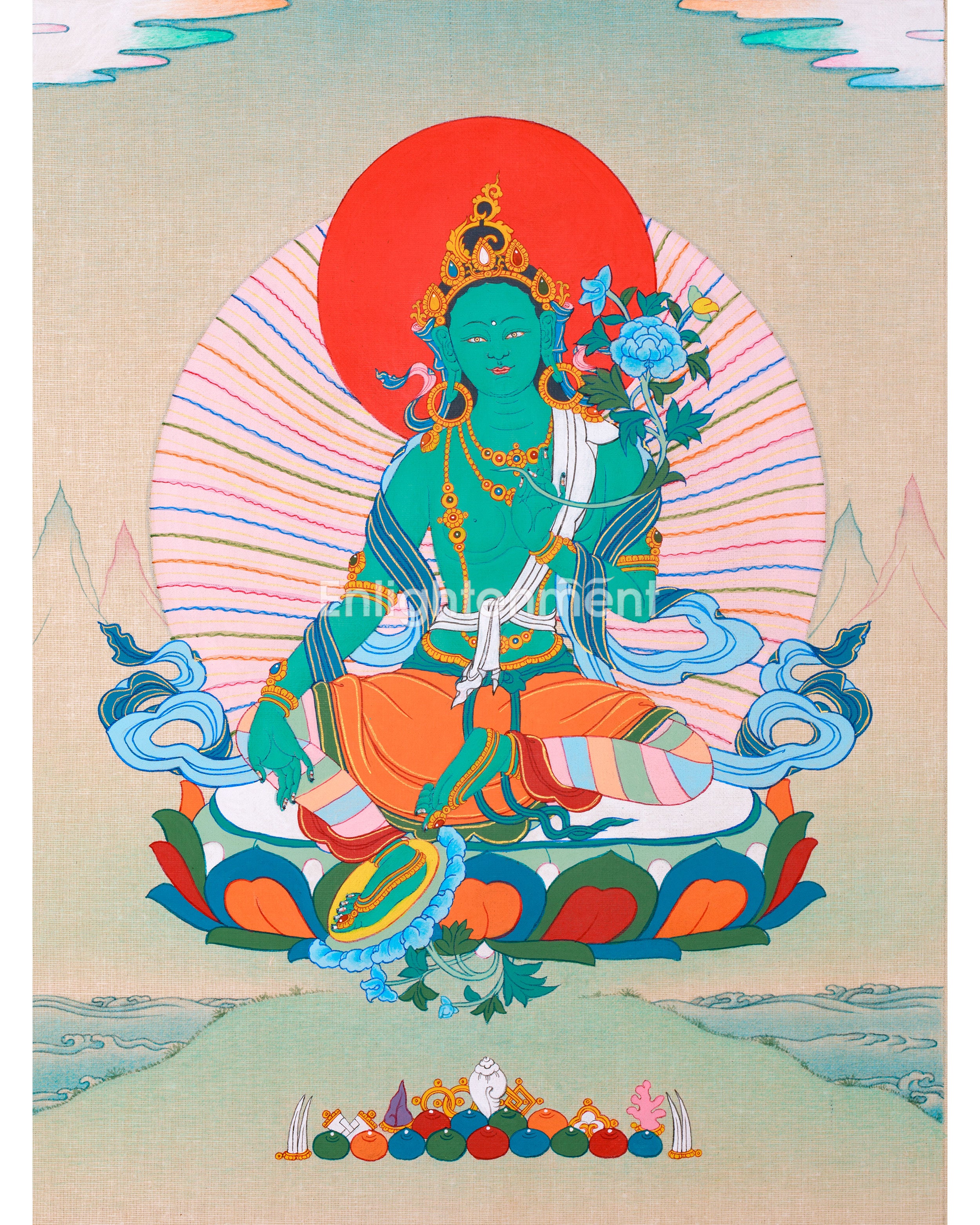 Green Tara Meditation Art