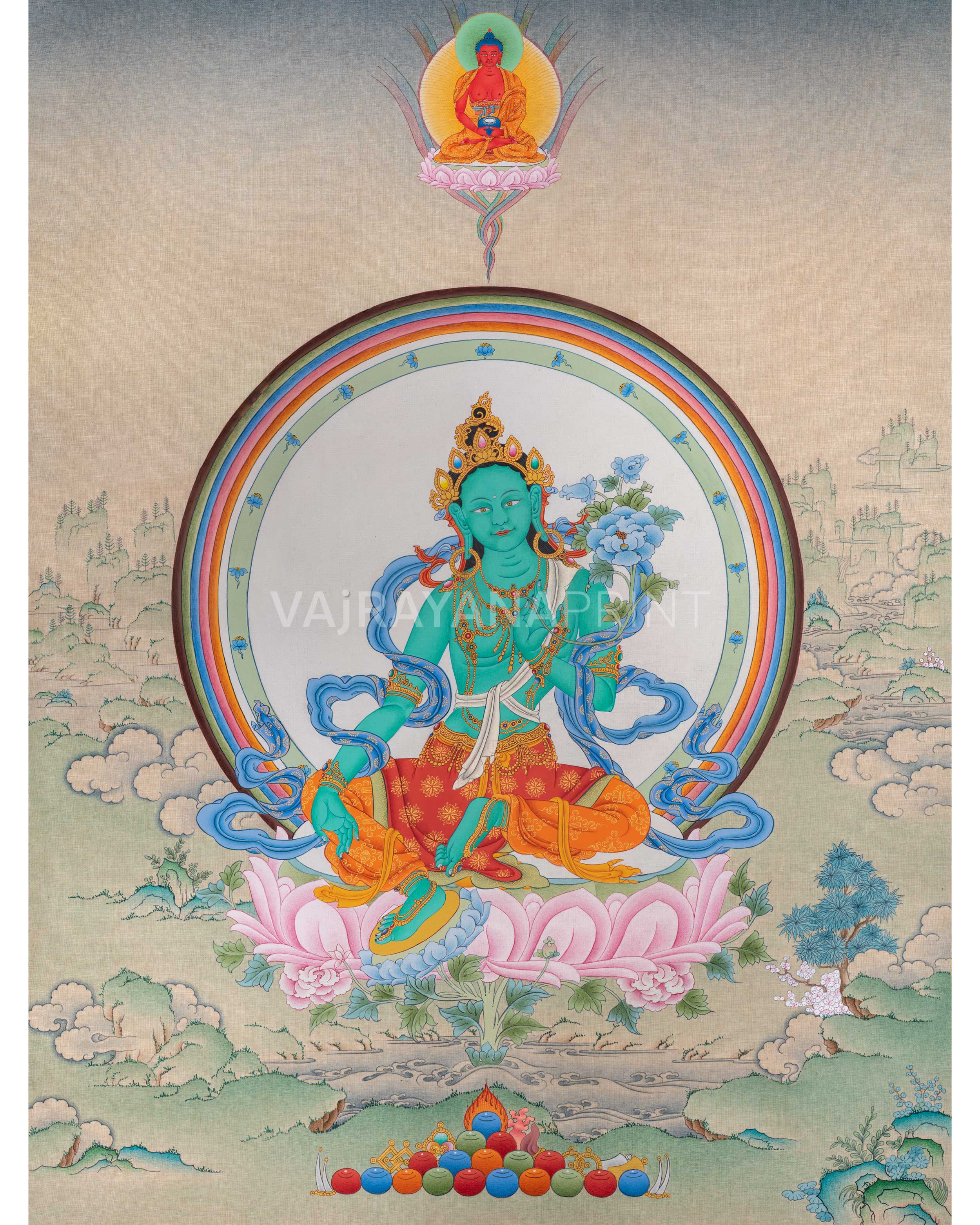 Arya Tara Digital Print