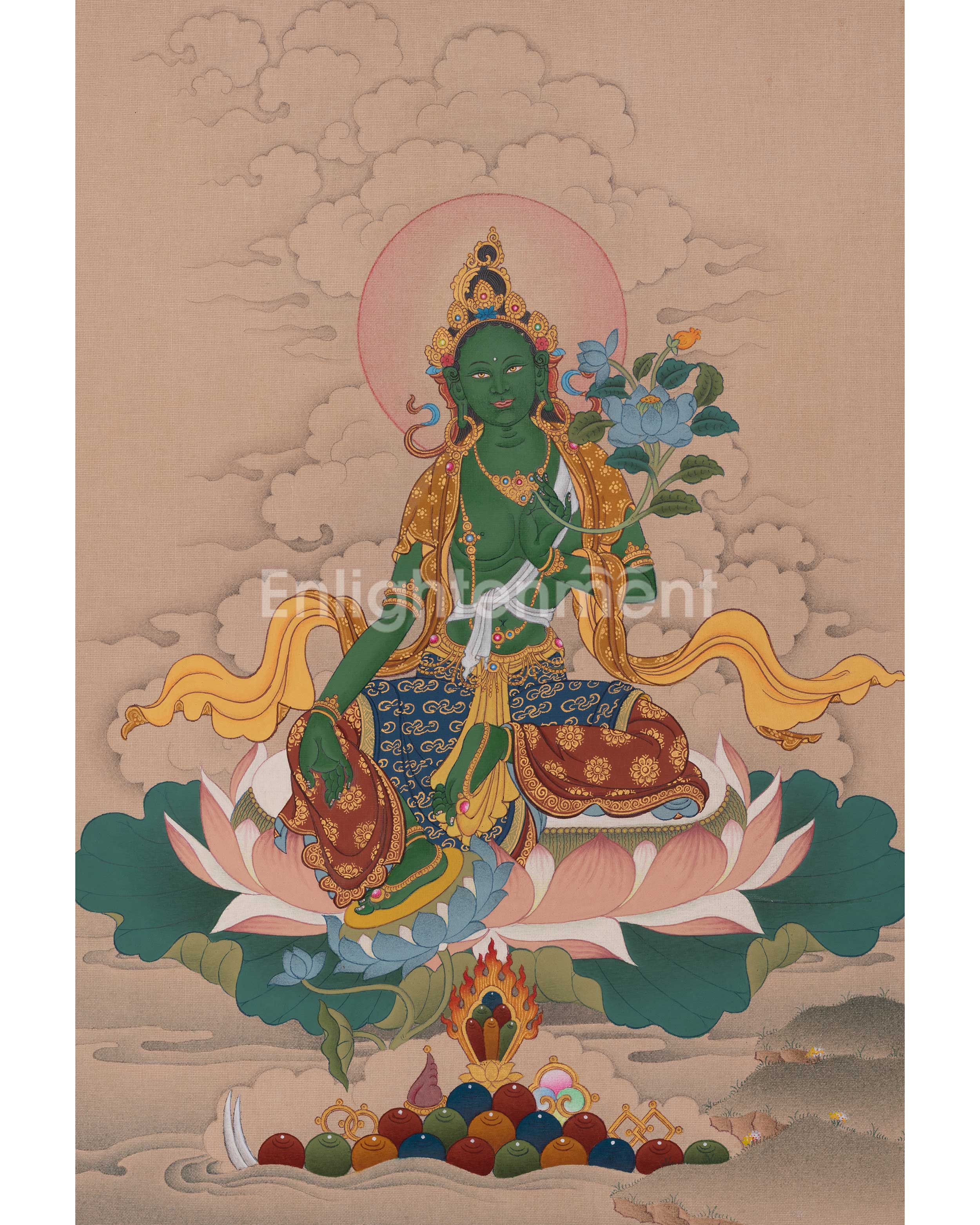 Green Tara Compassion Artwork