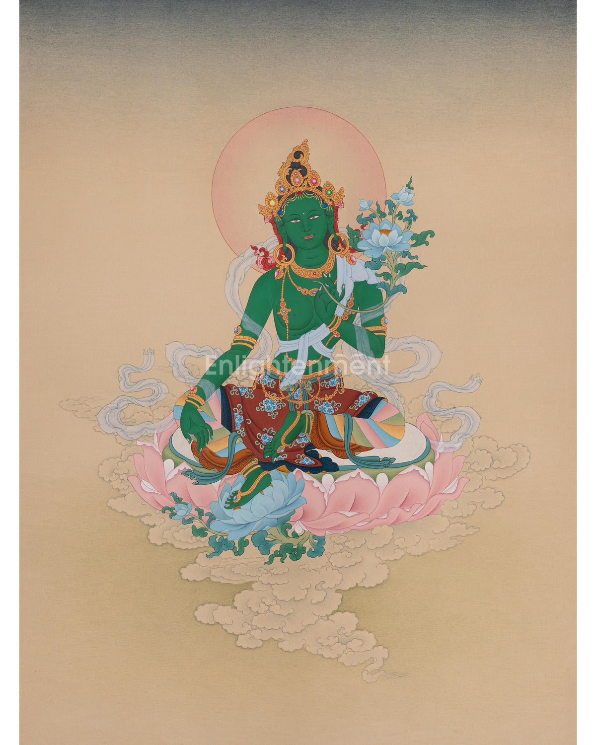 Green Tara Swift Liberator Thangka