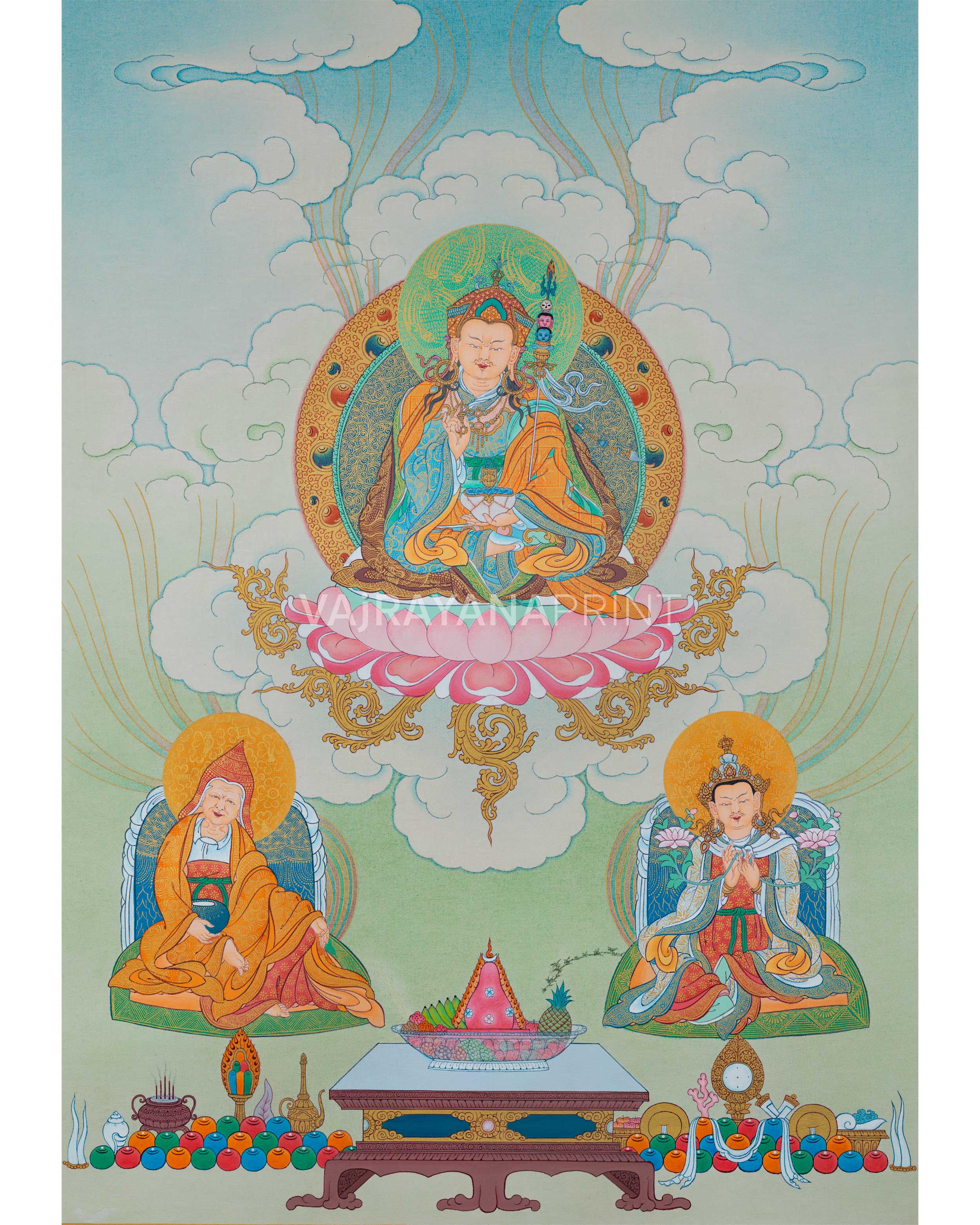 Thangka Print Of The Great Teacher