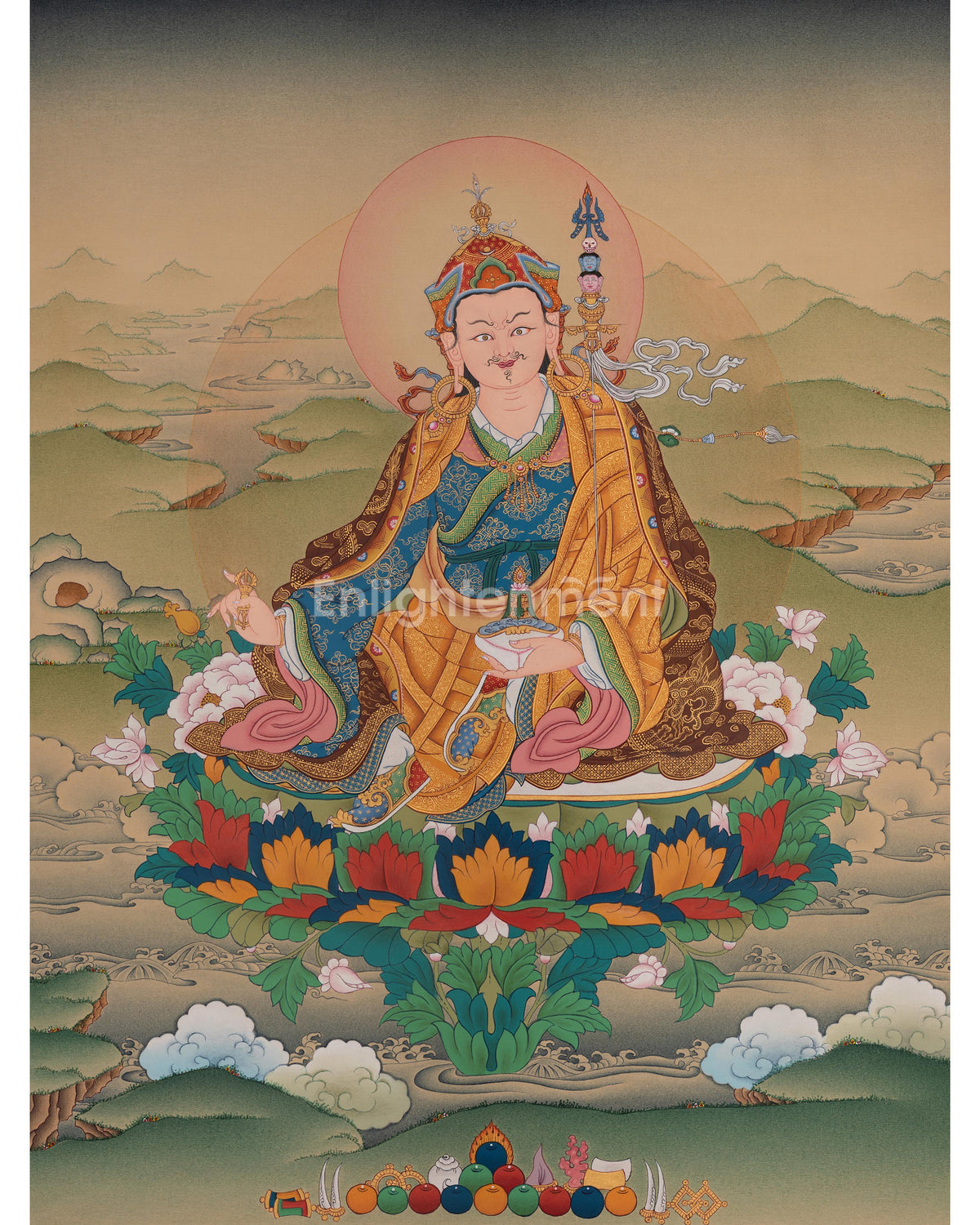 Guru Rinpoche Buddhist Painting
