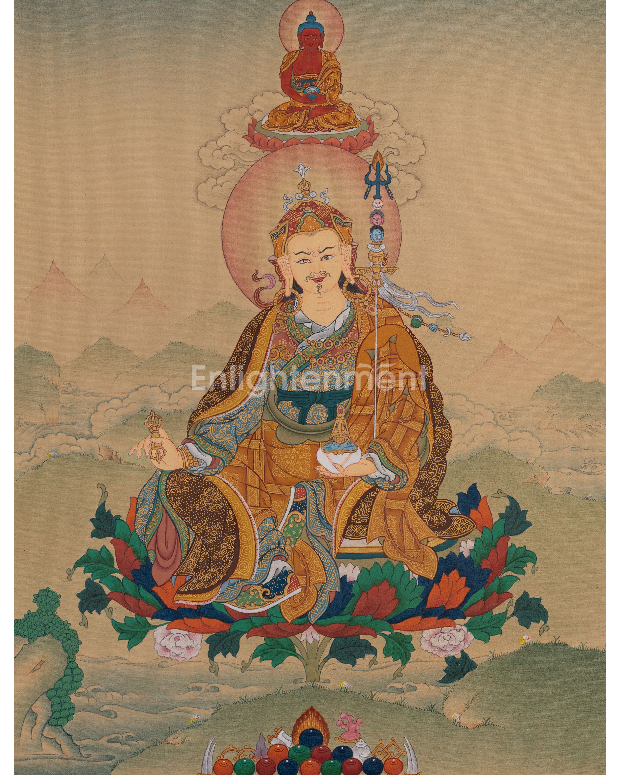 Guru Rinpoche Vajrayana Art