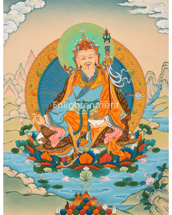 Small Guru Rinpoche Thangka