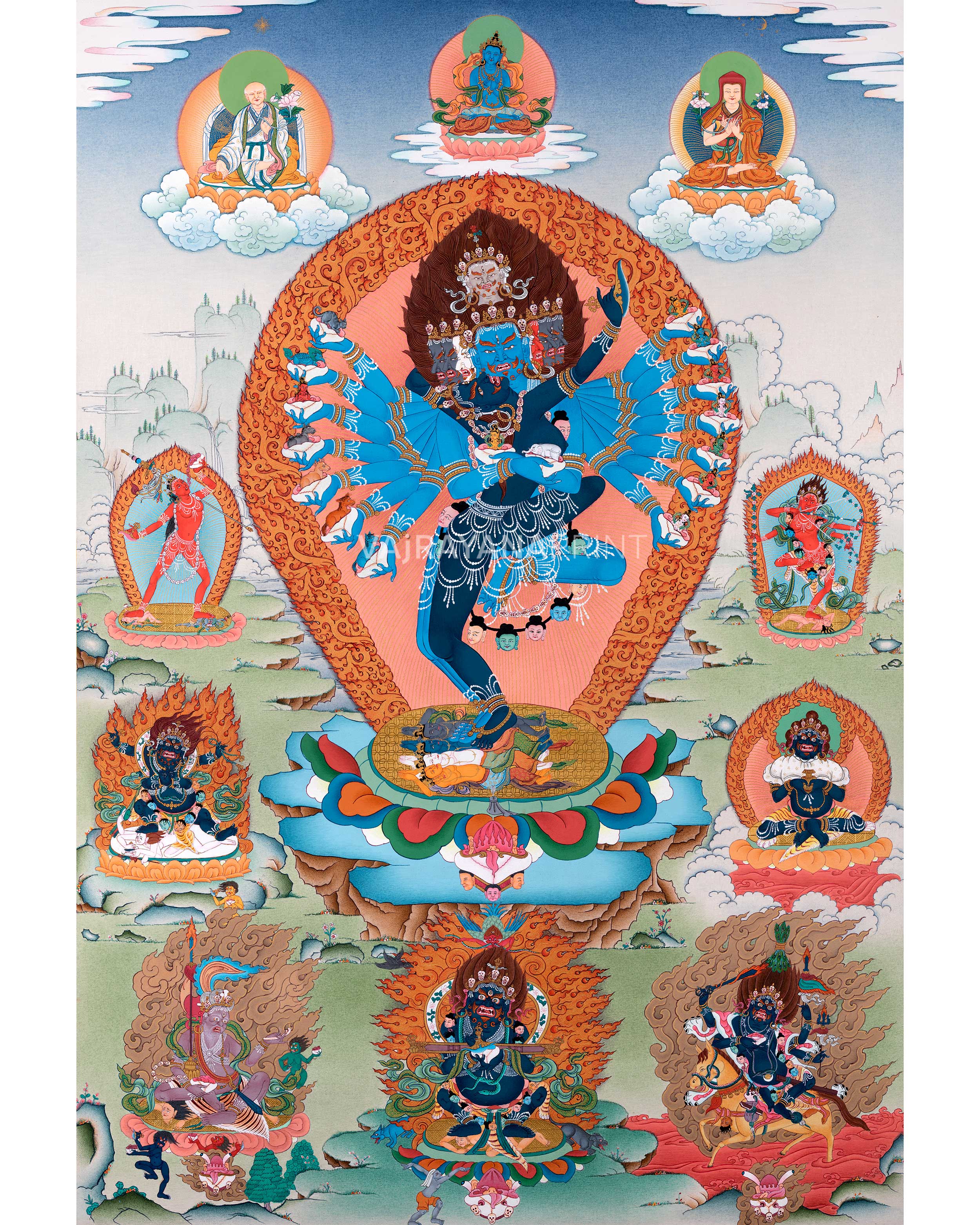 hevajra nairatmya thangka print