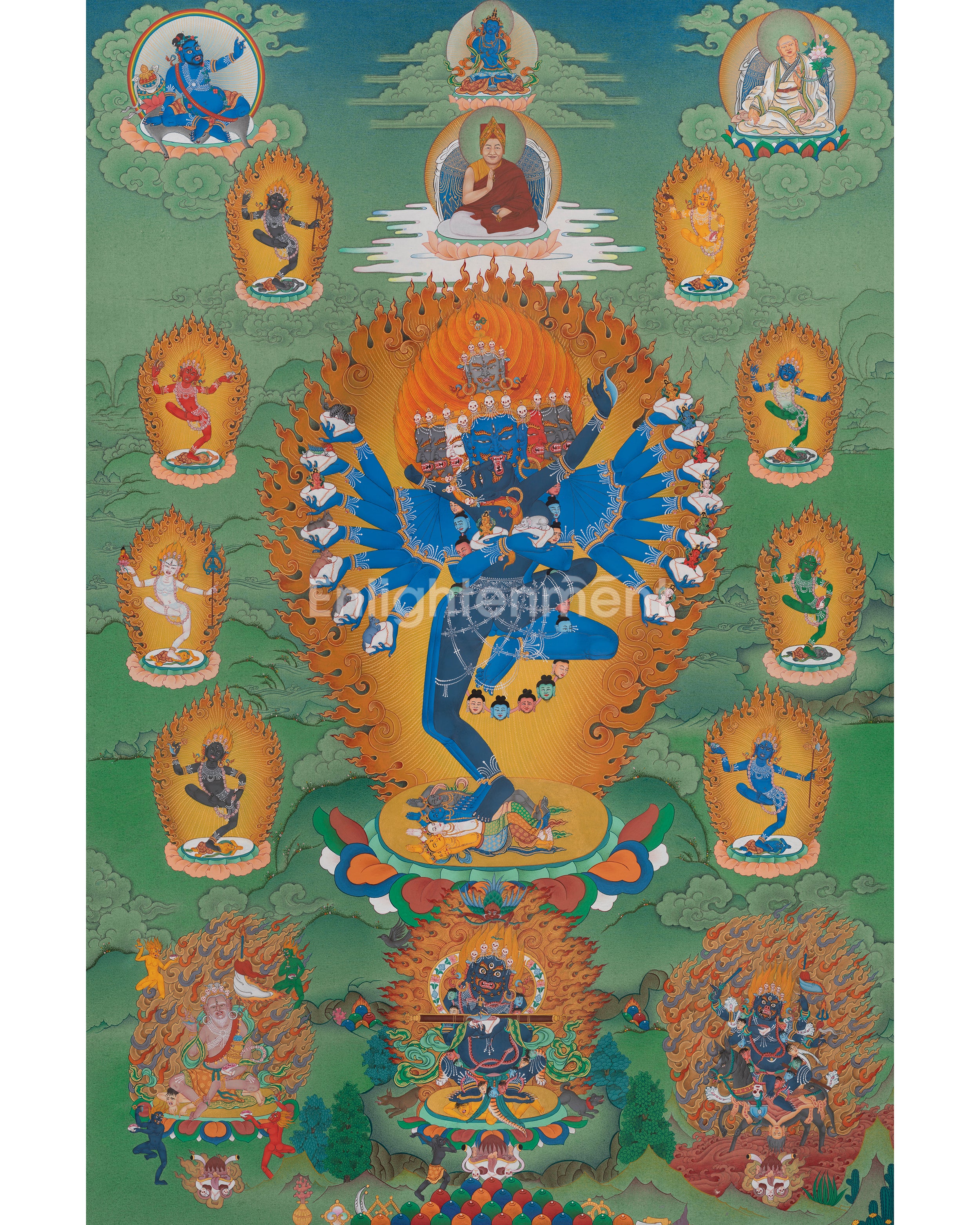 Hevajra Meditation Deity Thangka