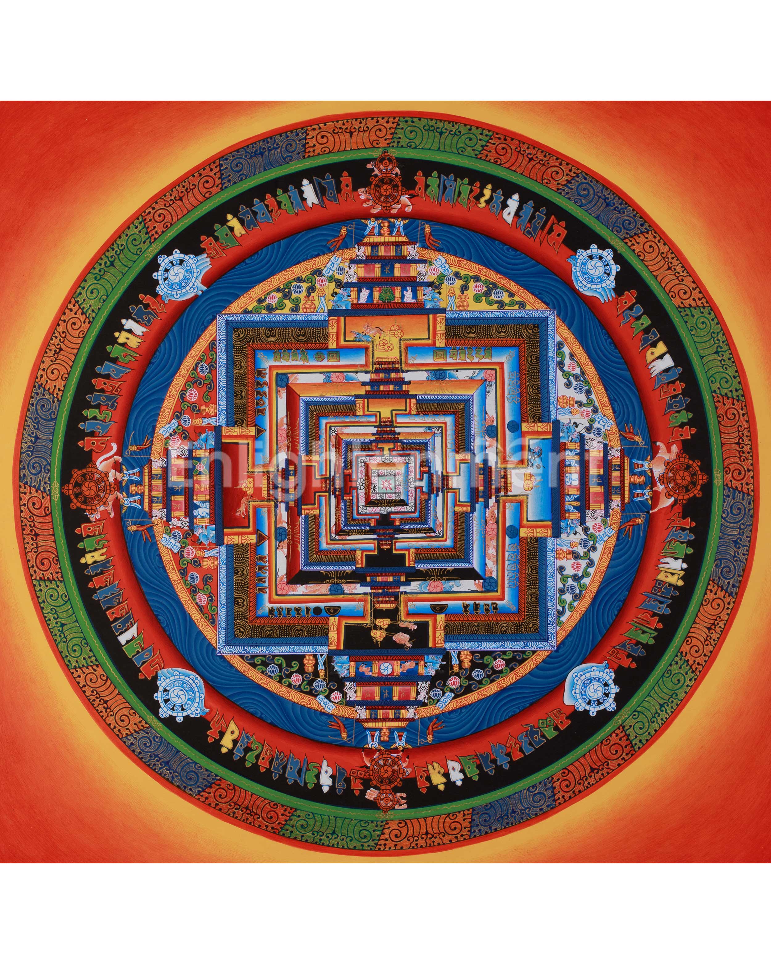 Himalayan Artwork of Kalachakra Mandala