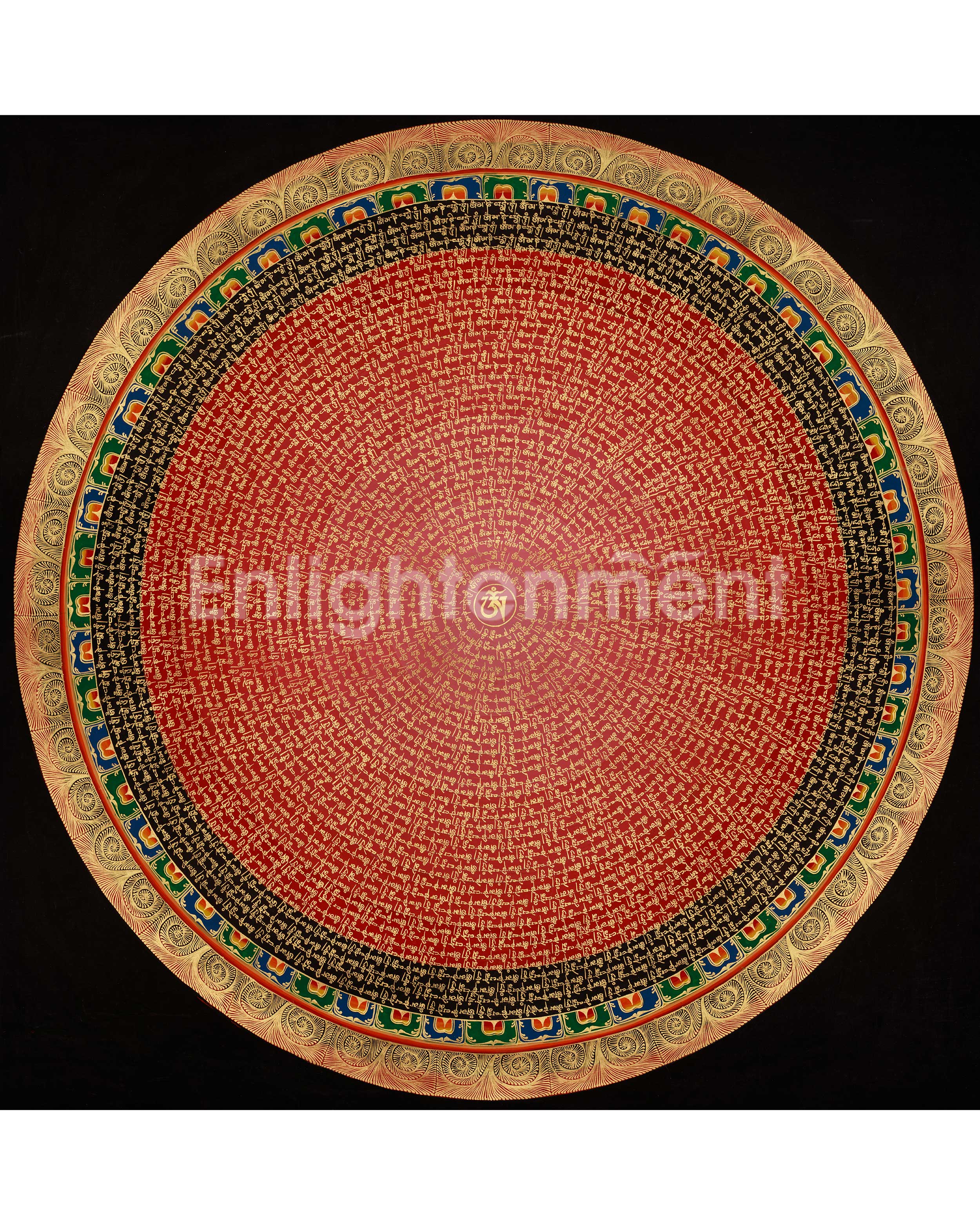 Himalayan Artwork of Mantra Mandala