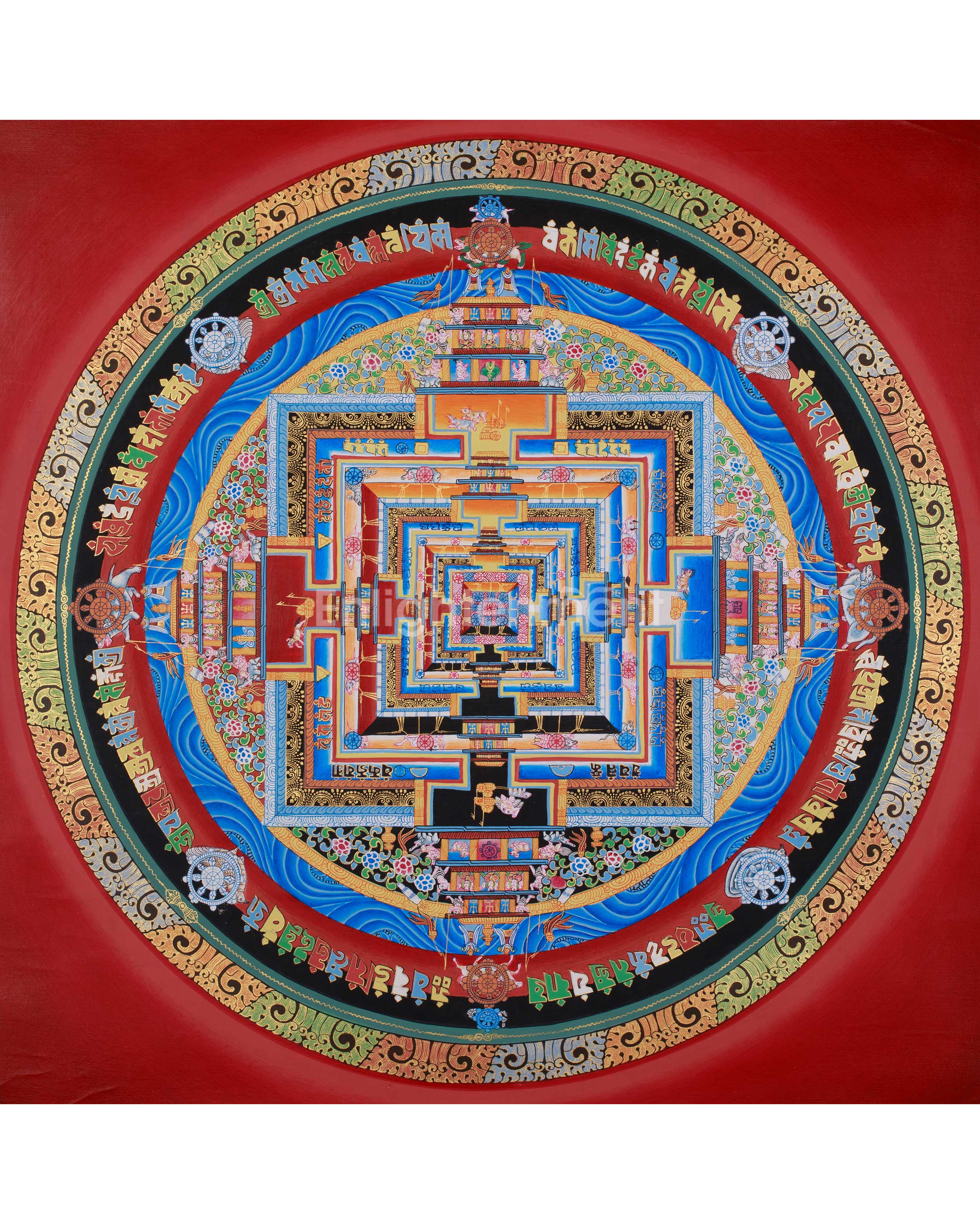 Himalayan Kalachakra Mandala Artwork