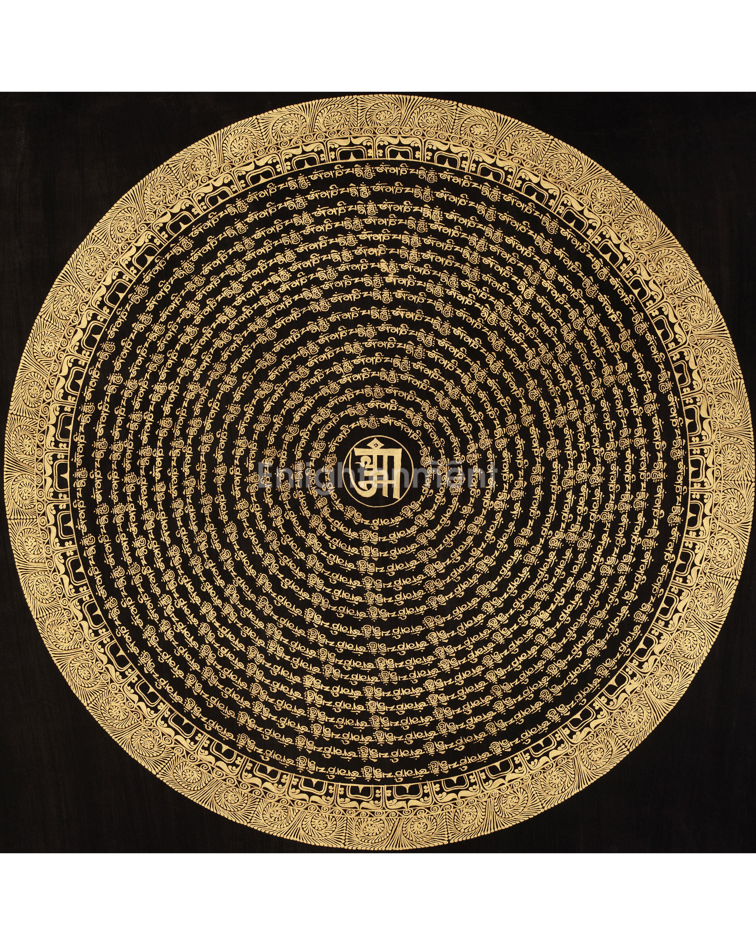 Himalayan Mantra Mandala Art