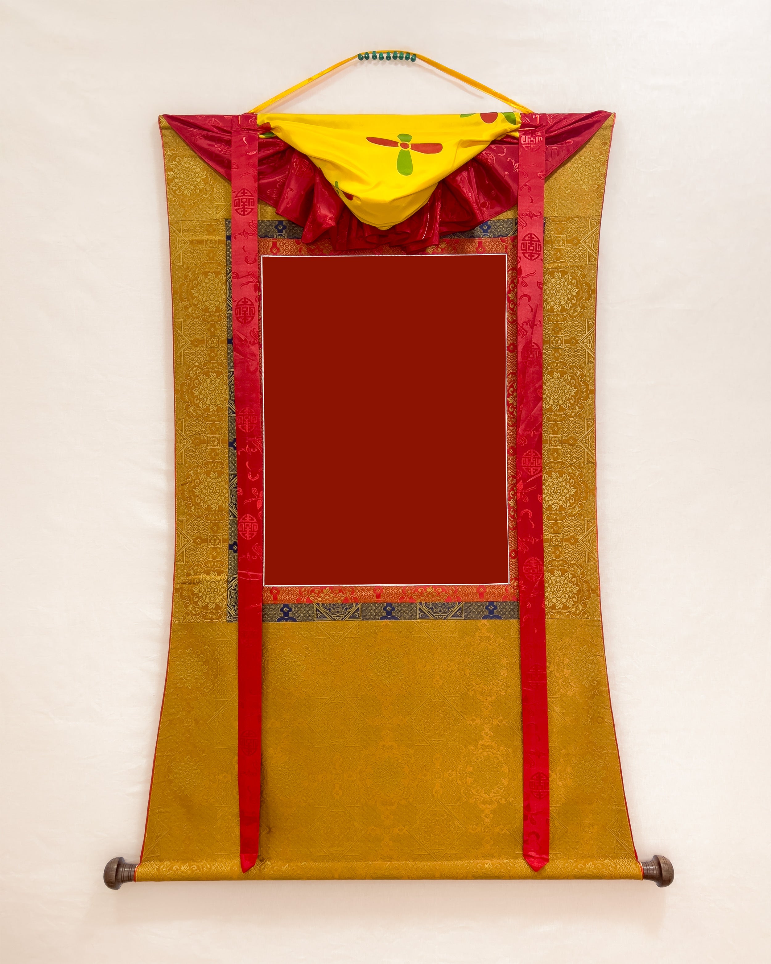 Golden Fabric Silk Brocade for Thangka