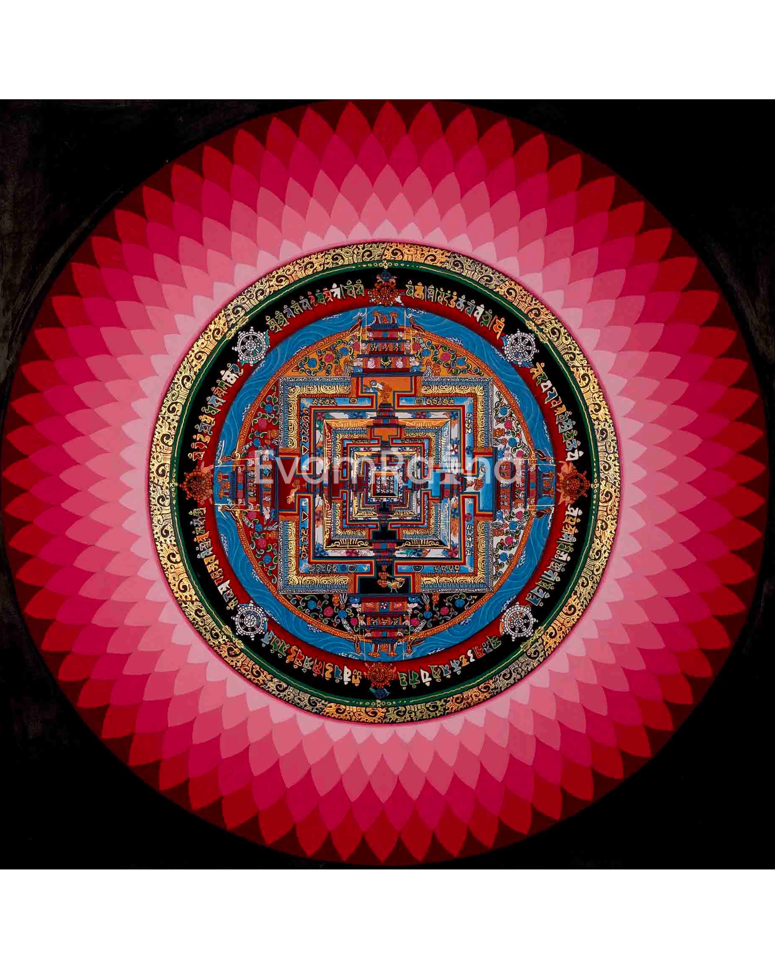 Thangka Kalachakra Mandala | Thangka Painting Nepal | Wheel Of Time |