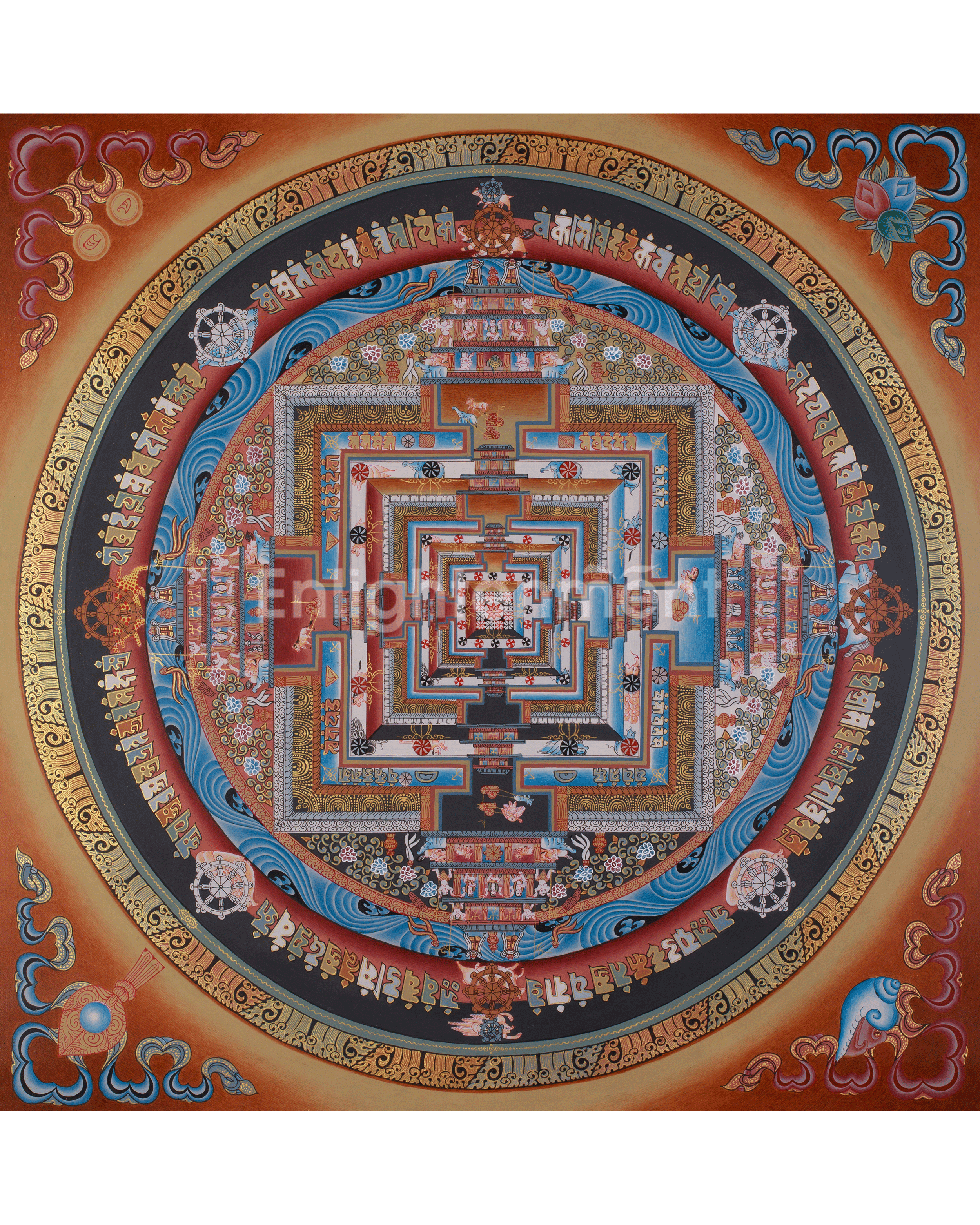Kalachakra Mandala Meditation Art
