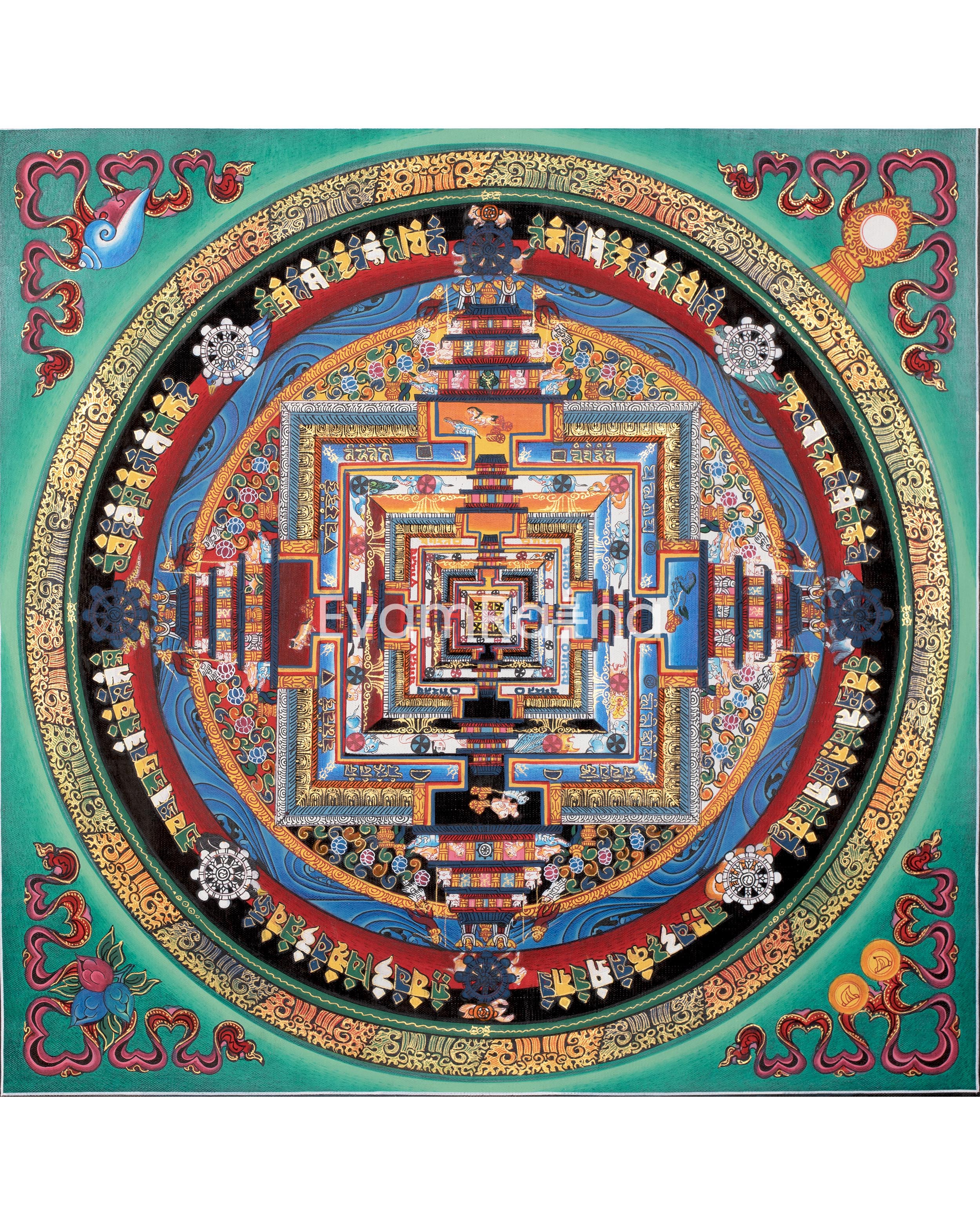 Kalachakra Mandala Thangka
