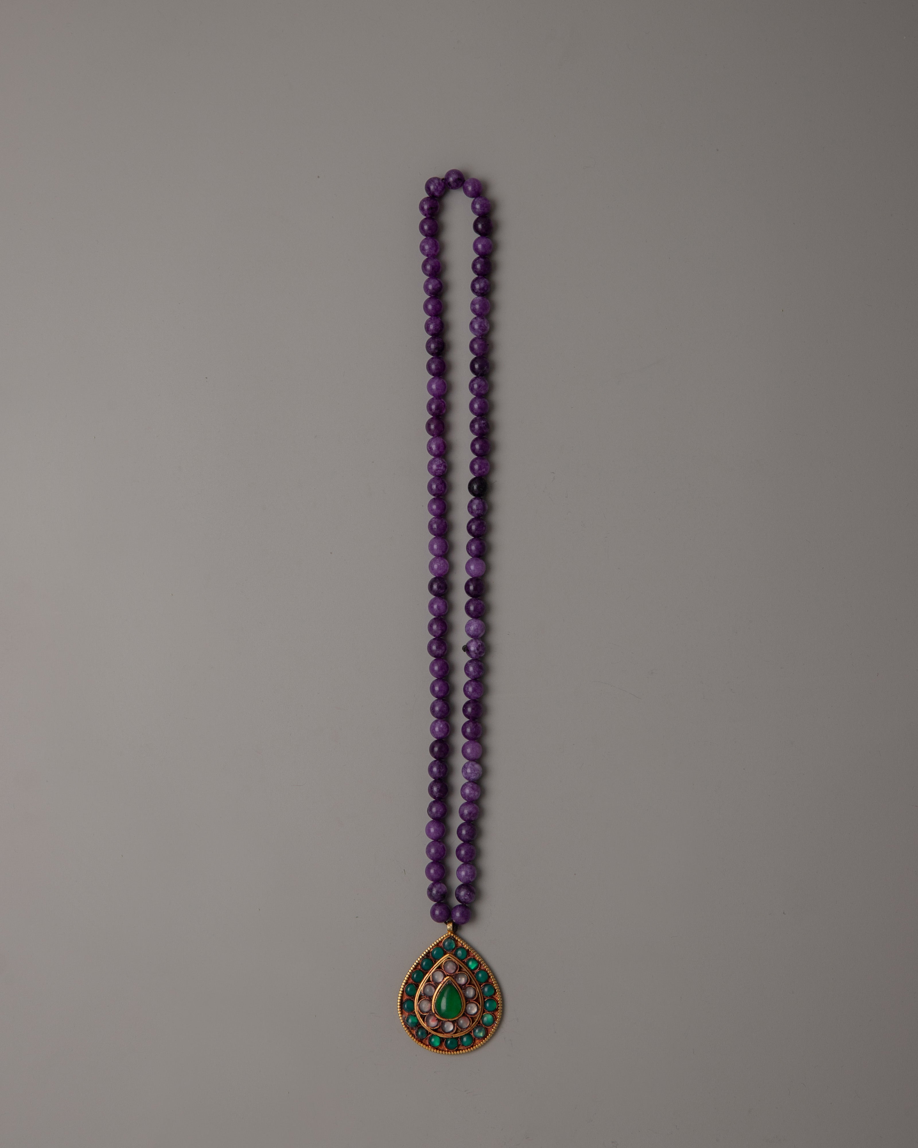 Amethyst Bead Necklace