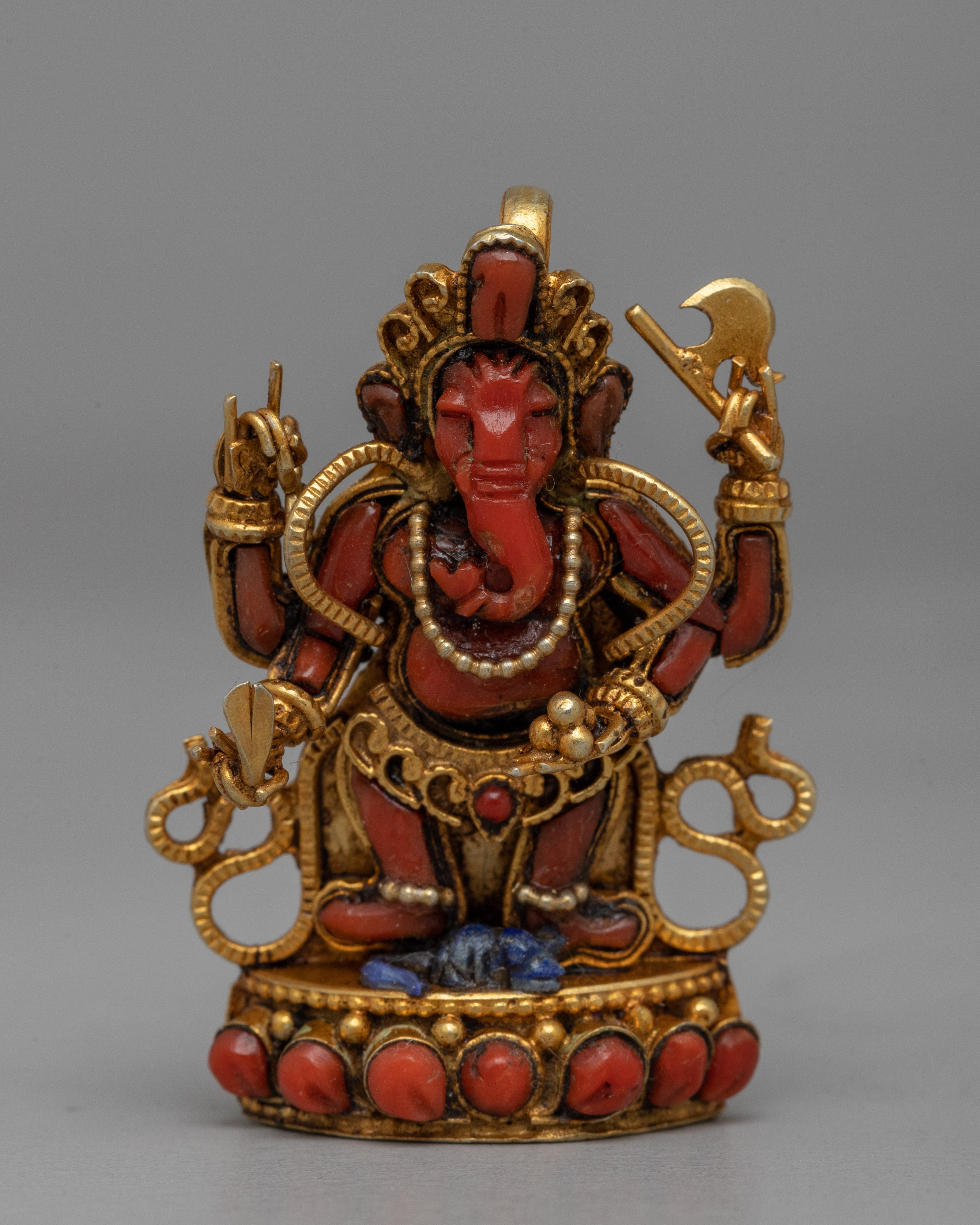 ganesh ji gold locket