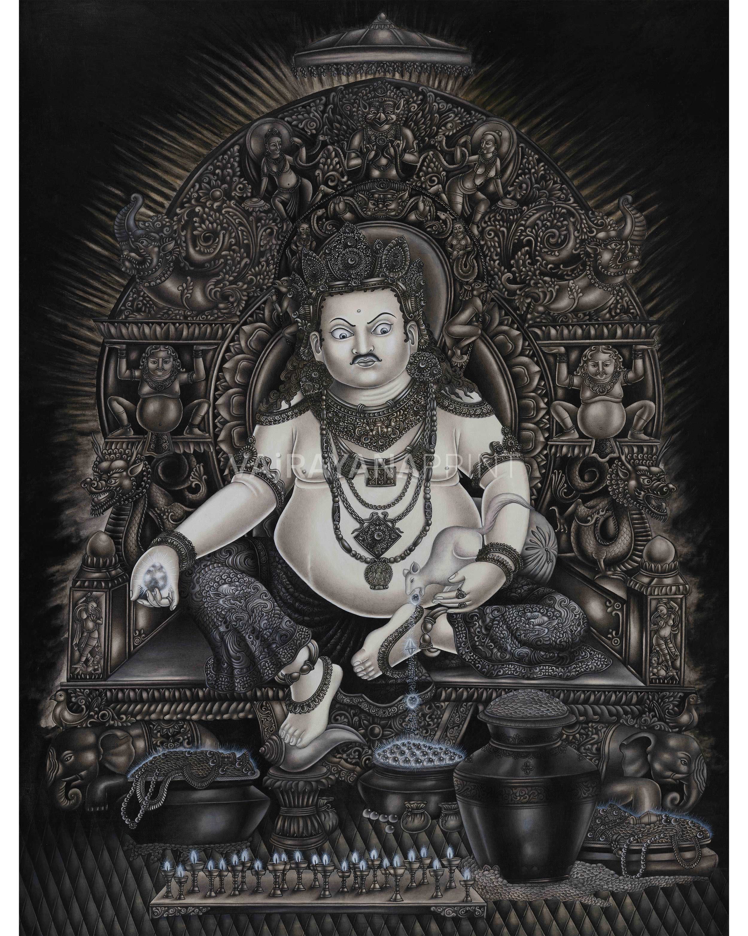 Lord Kubera Canvas Print