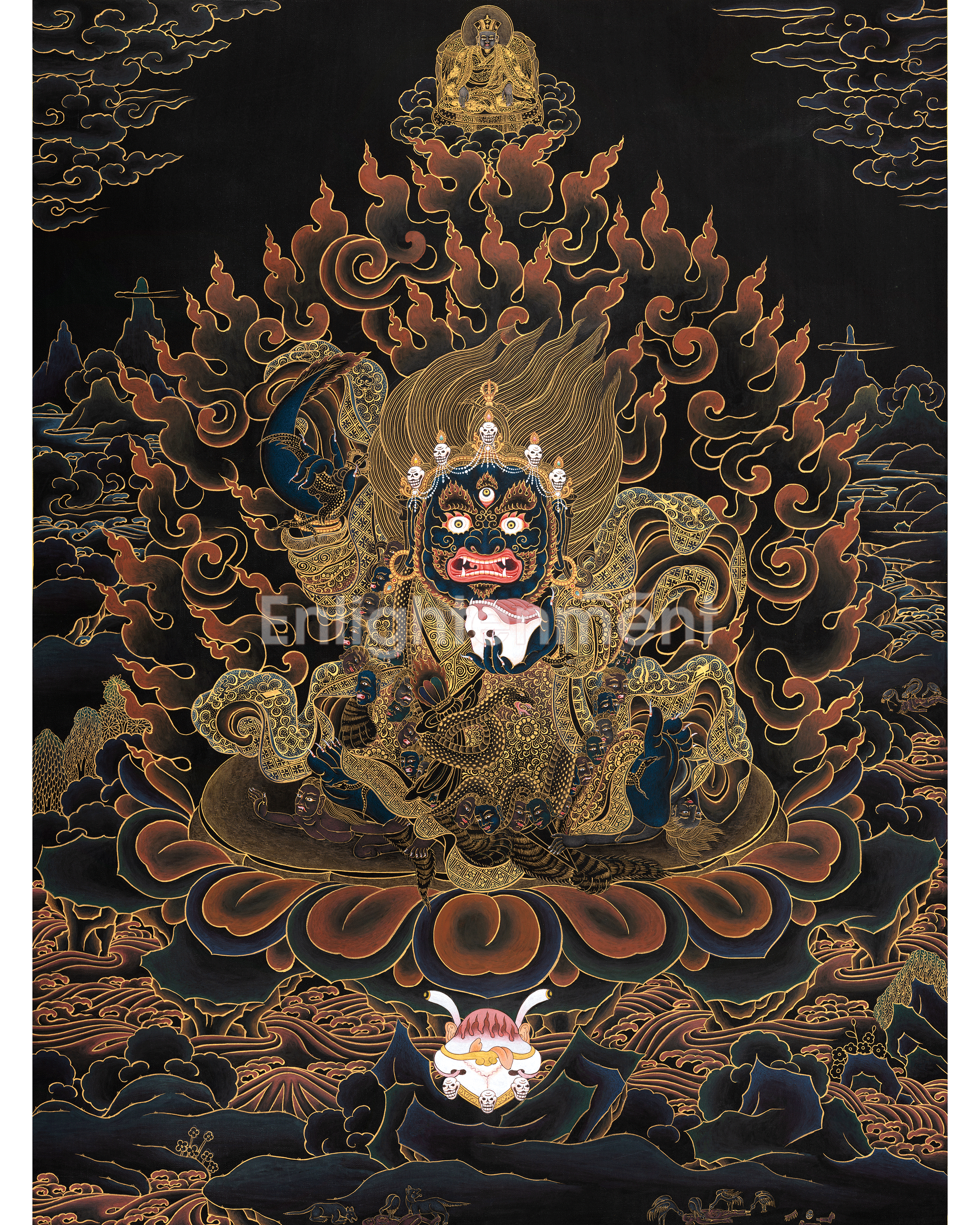 Mahakala Bernagchen Thangka