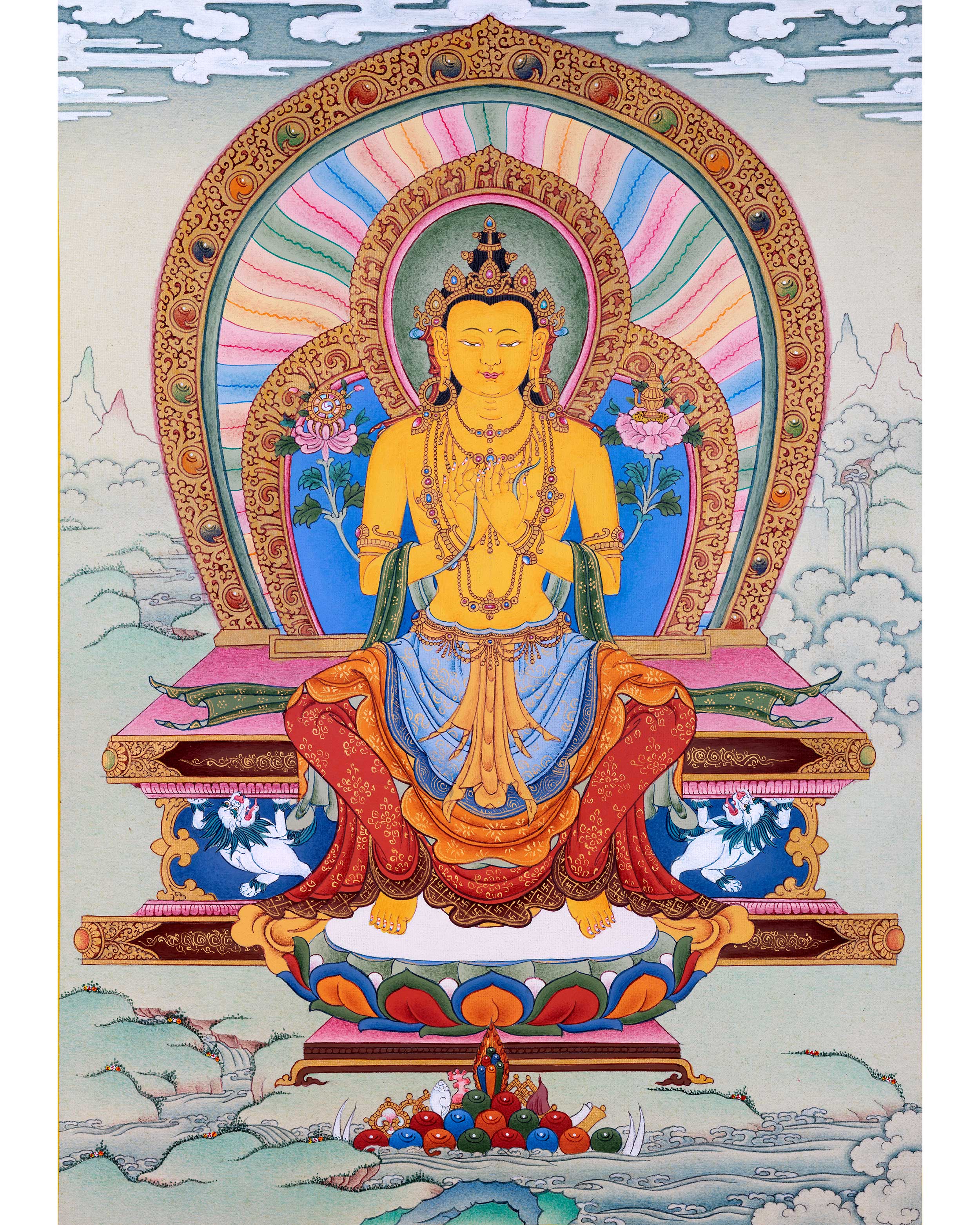 Maitreya Buddha Thangka