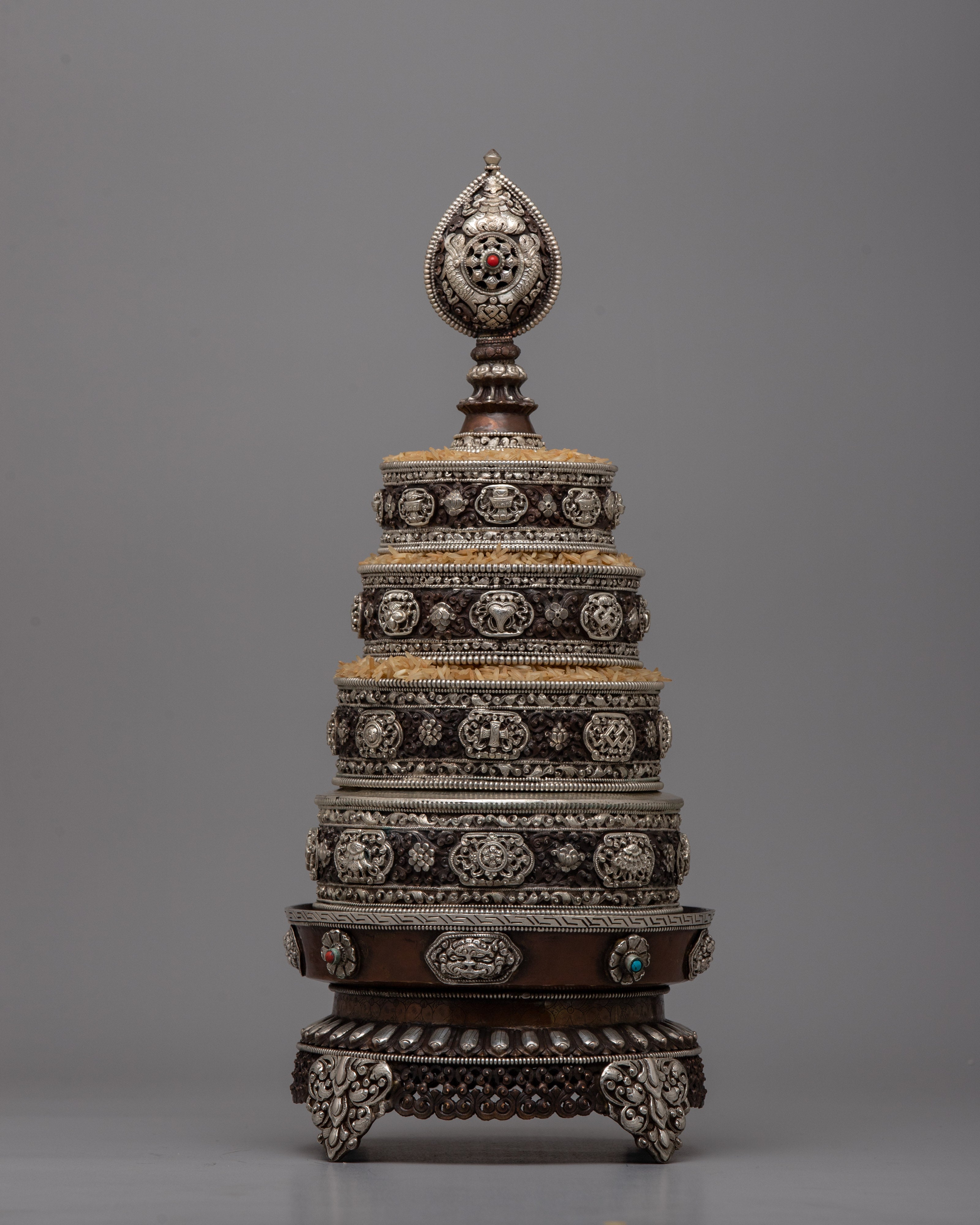 Mandala Silver Plated