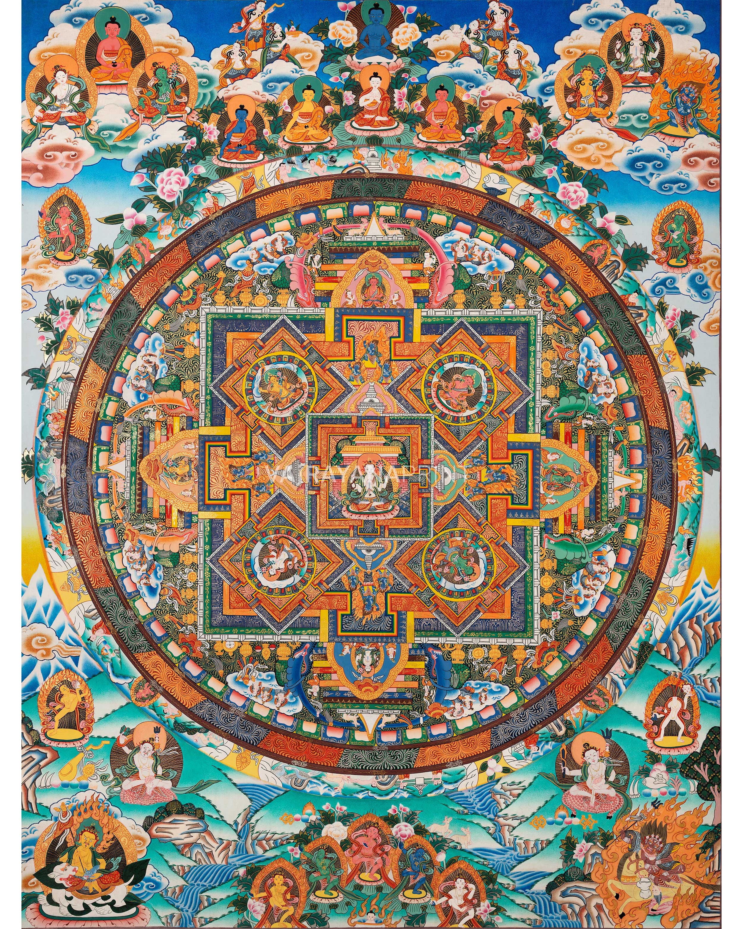 mandala art drawing