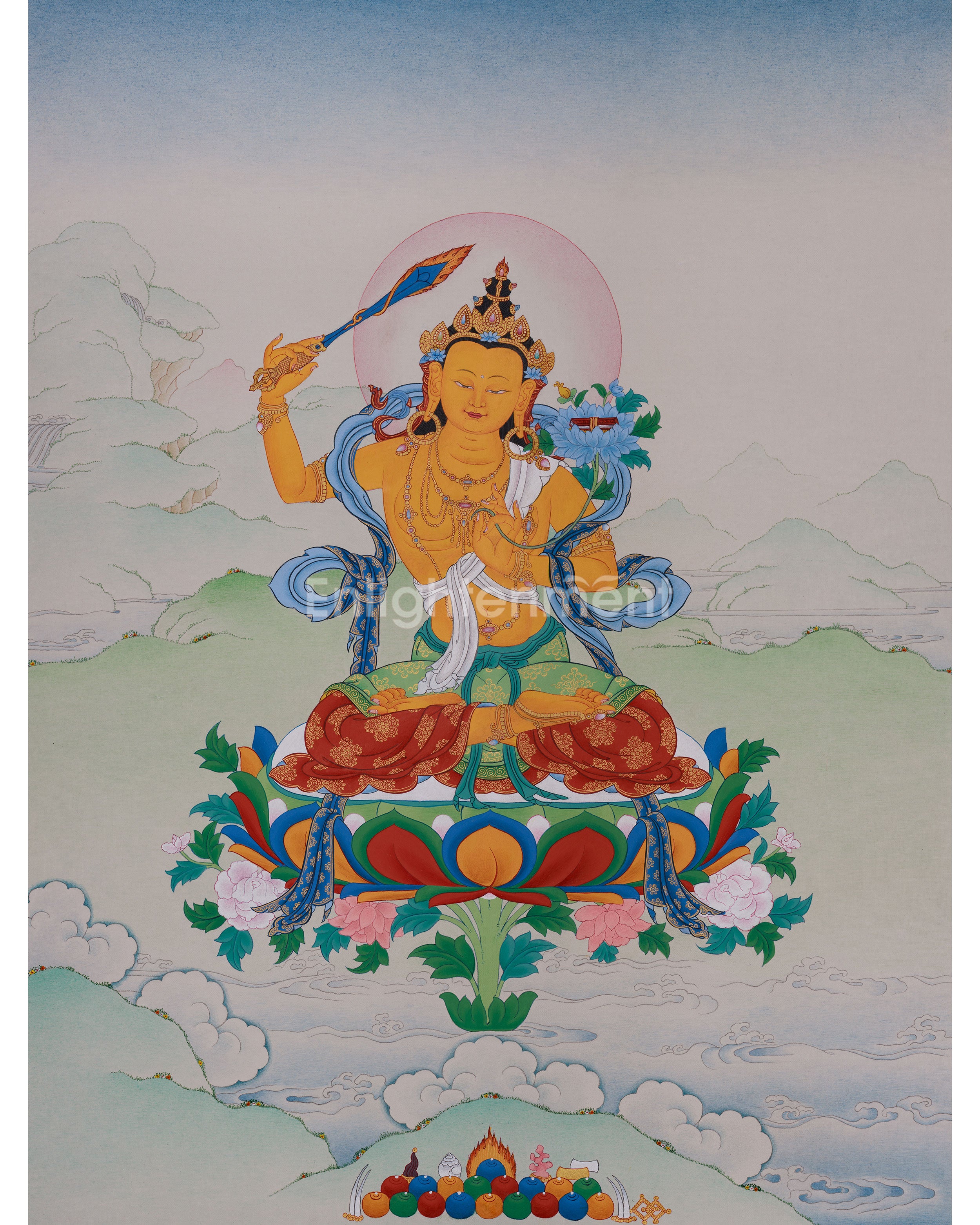 Enlightened Monju Bosatsu