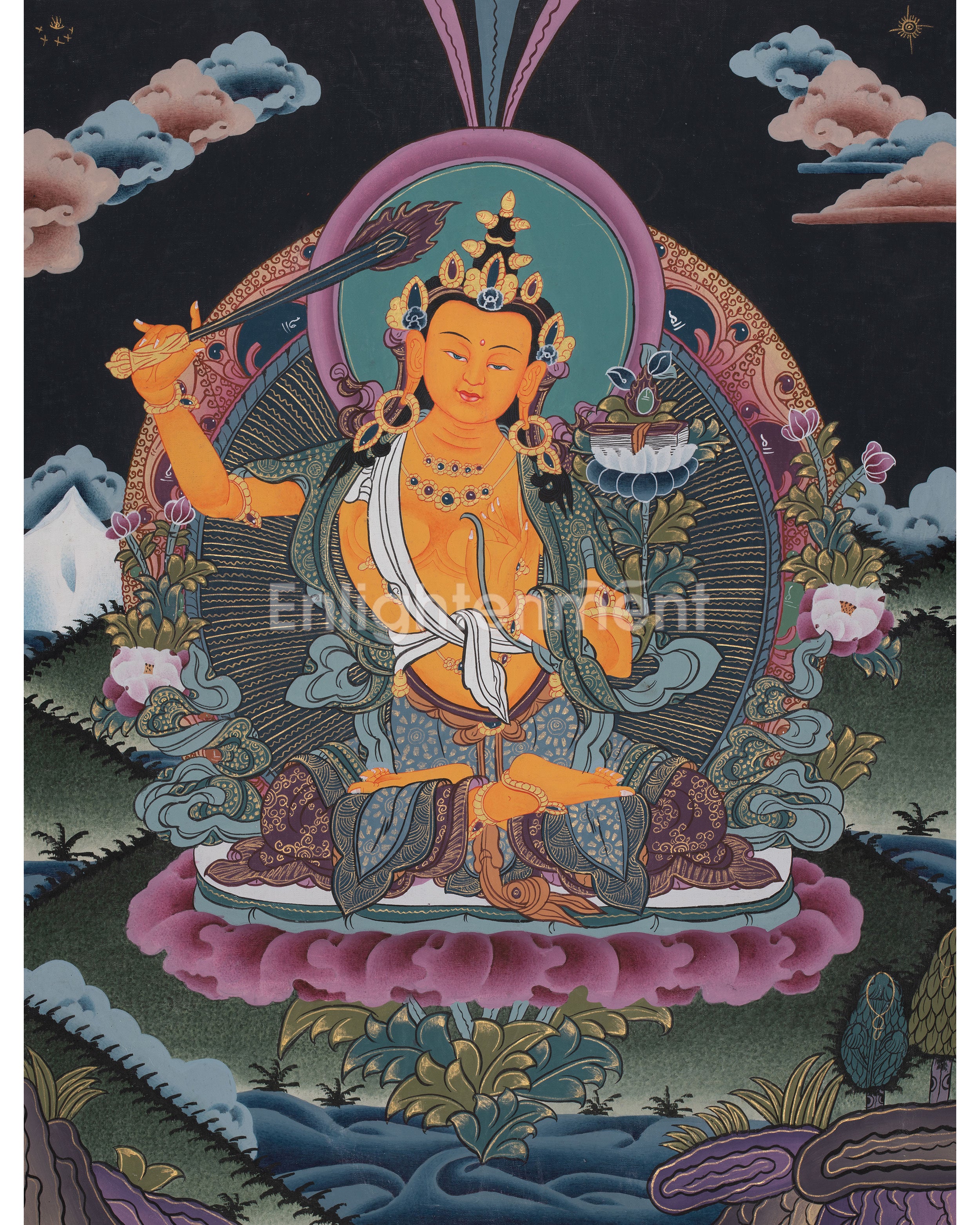 Manjushri Bodhisattva Art