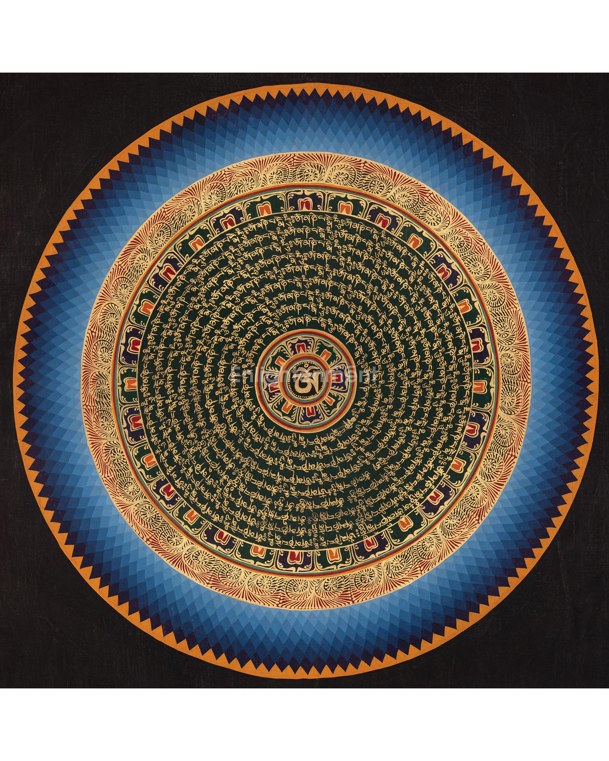 Mantra Mandala Spiritual Thangka
