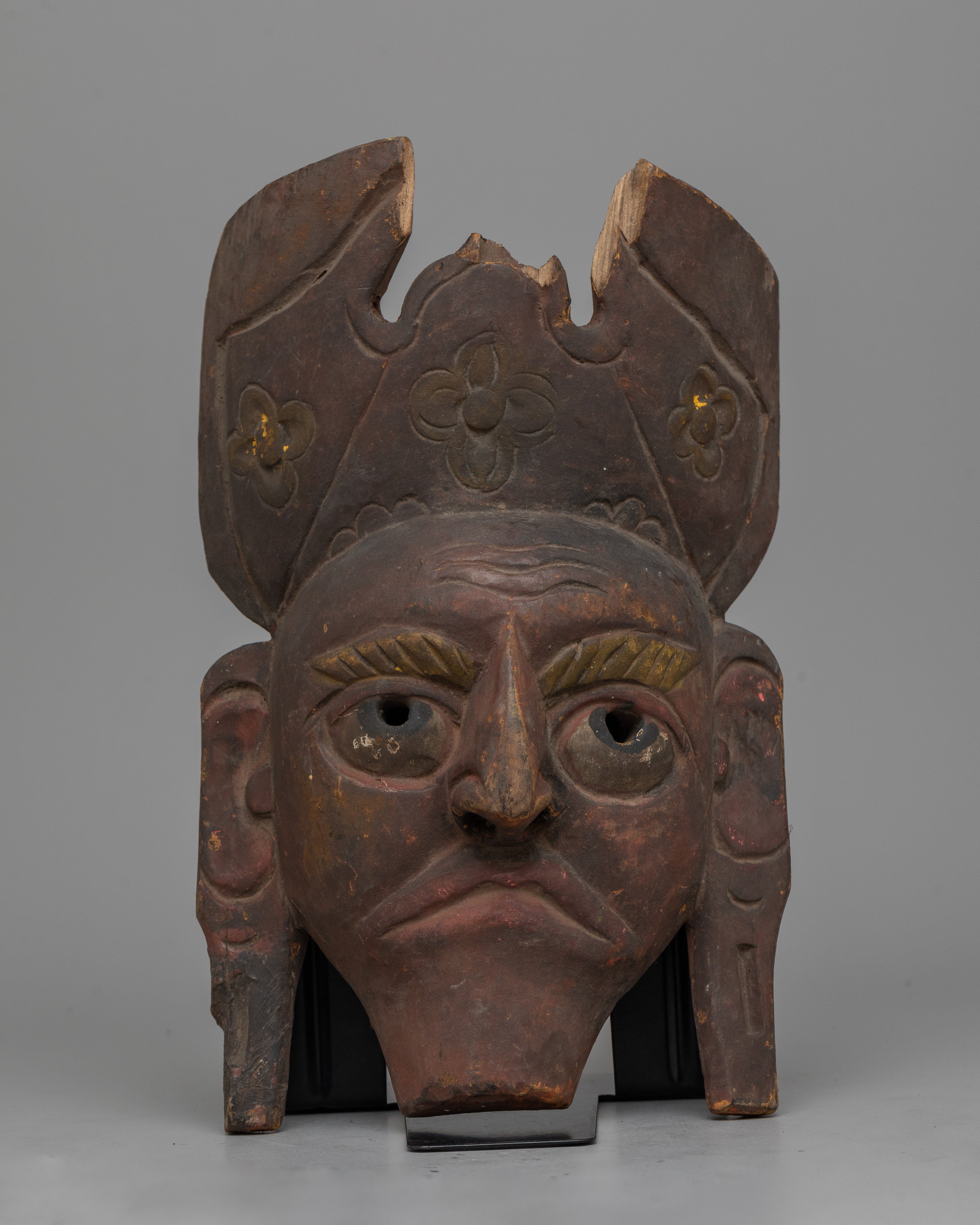Antique Wood Carved Mask
