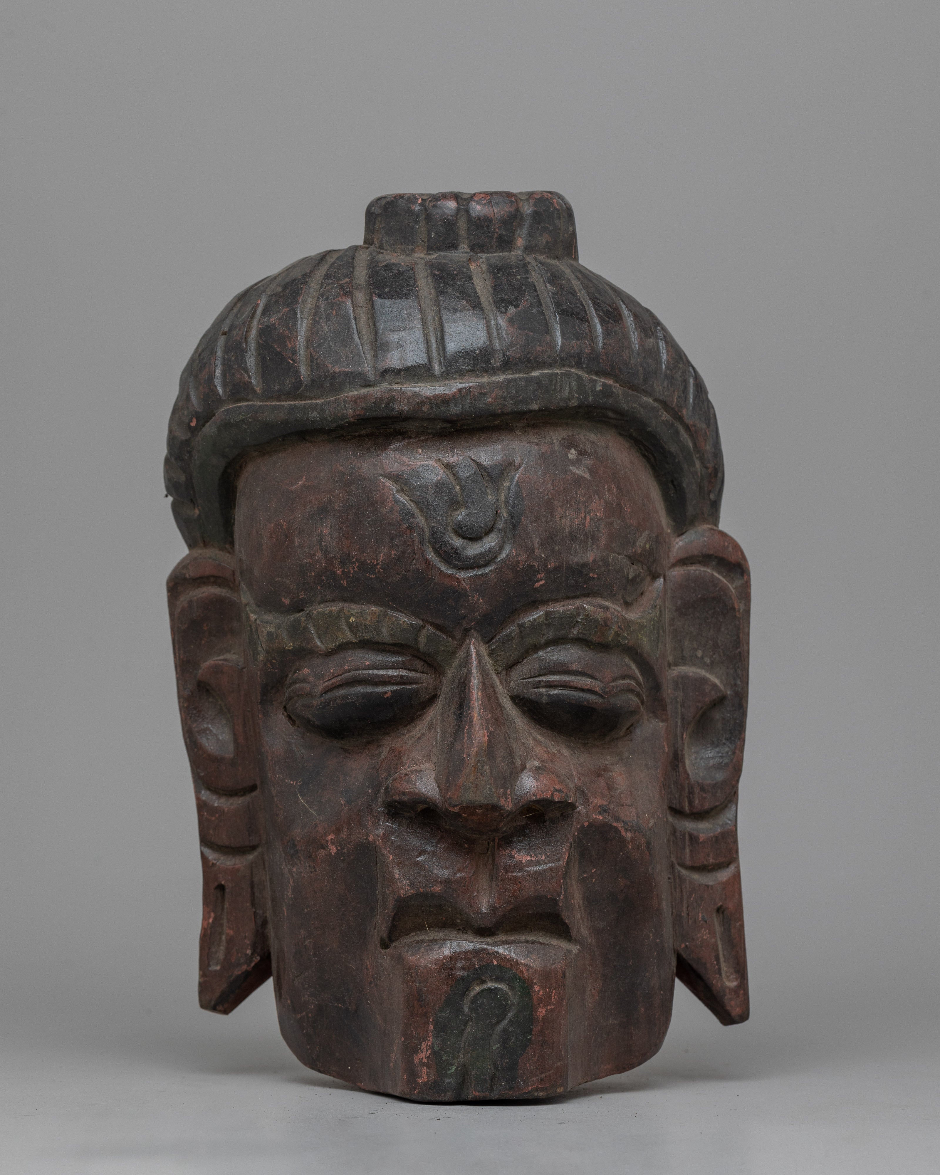 Carved Wood Mask 