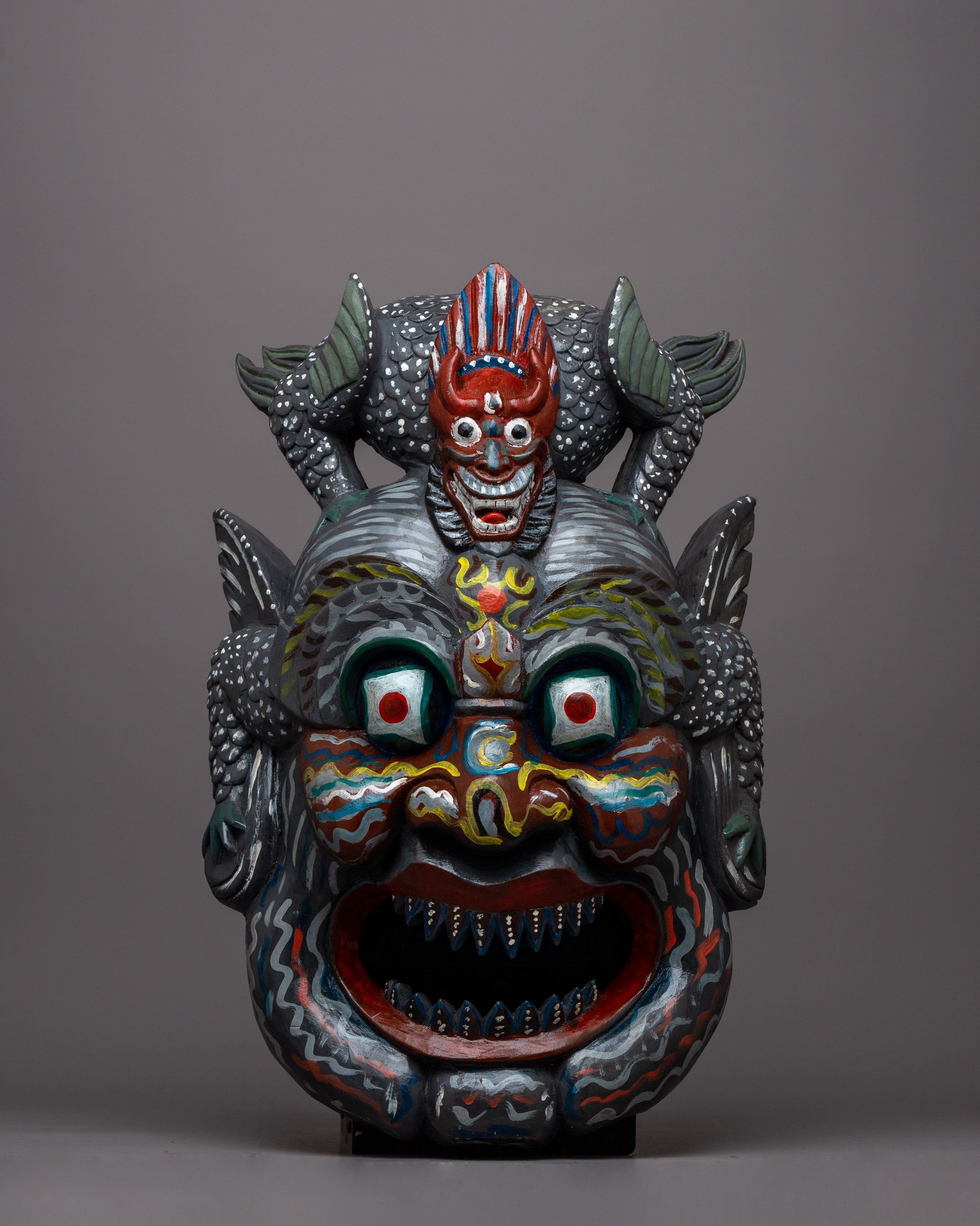 Wooden Mask Wall Hanging