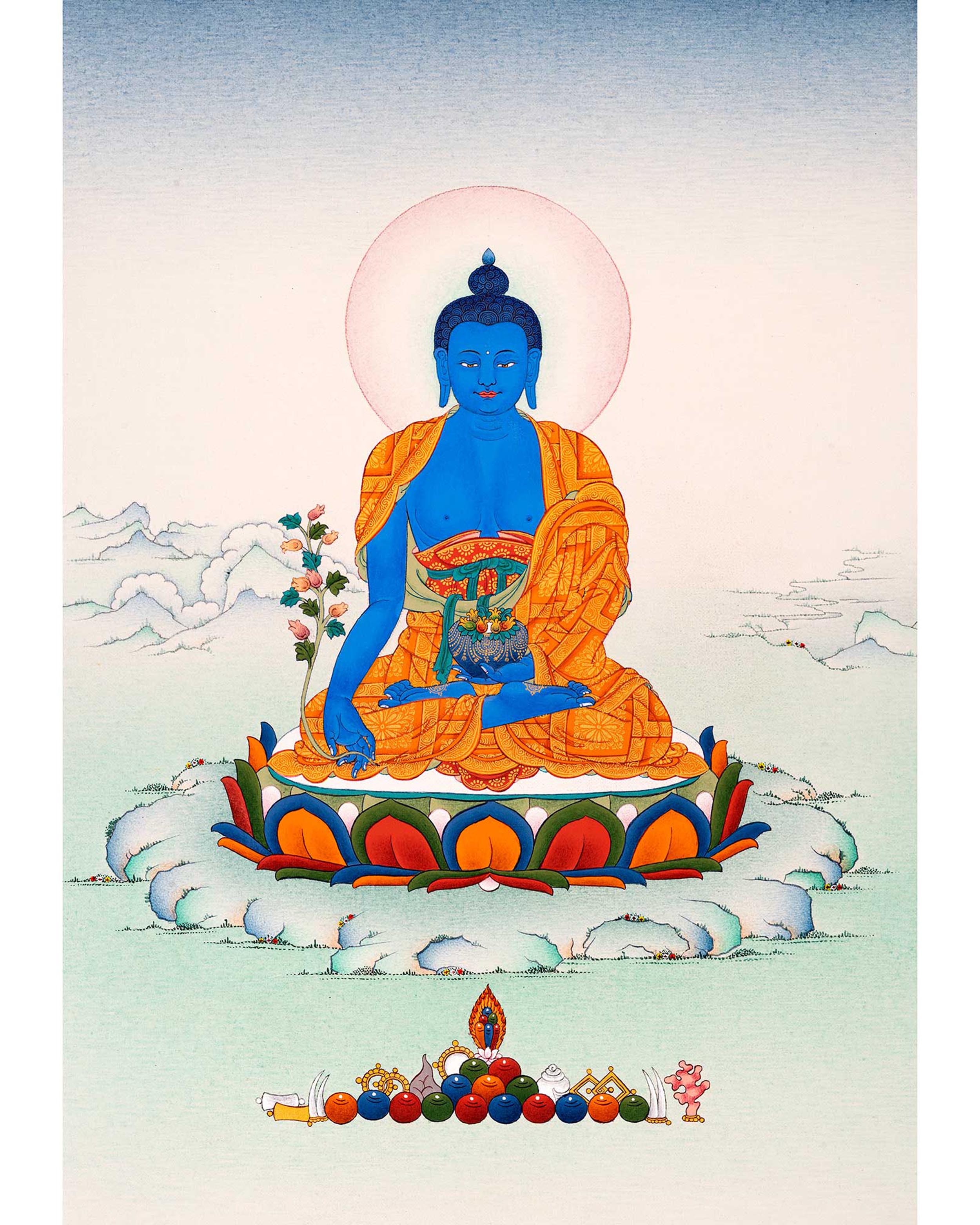 Small Thangka of Medicine Buddha