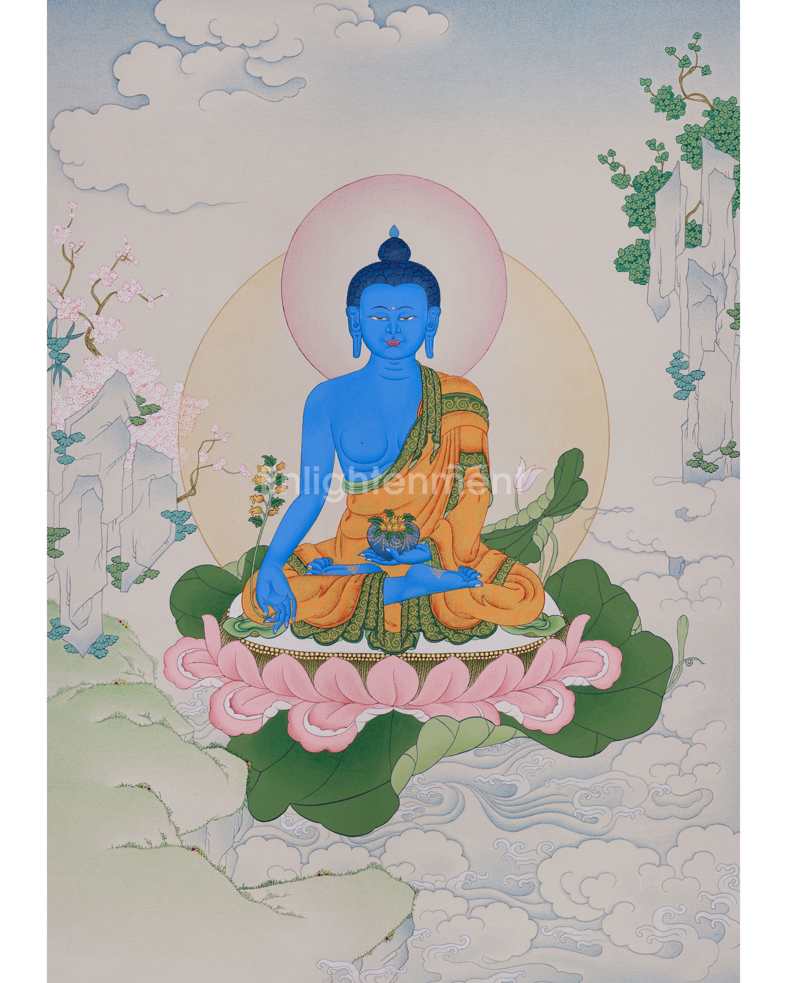 Healing Blue Buddha