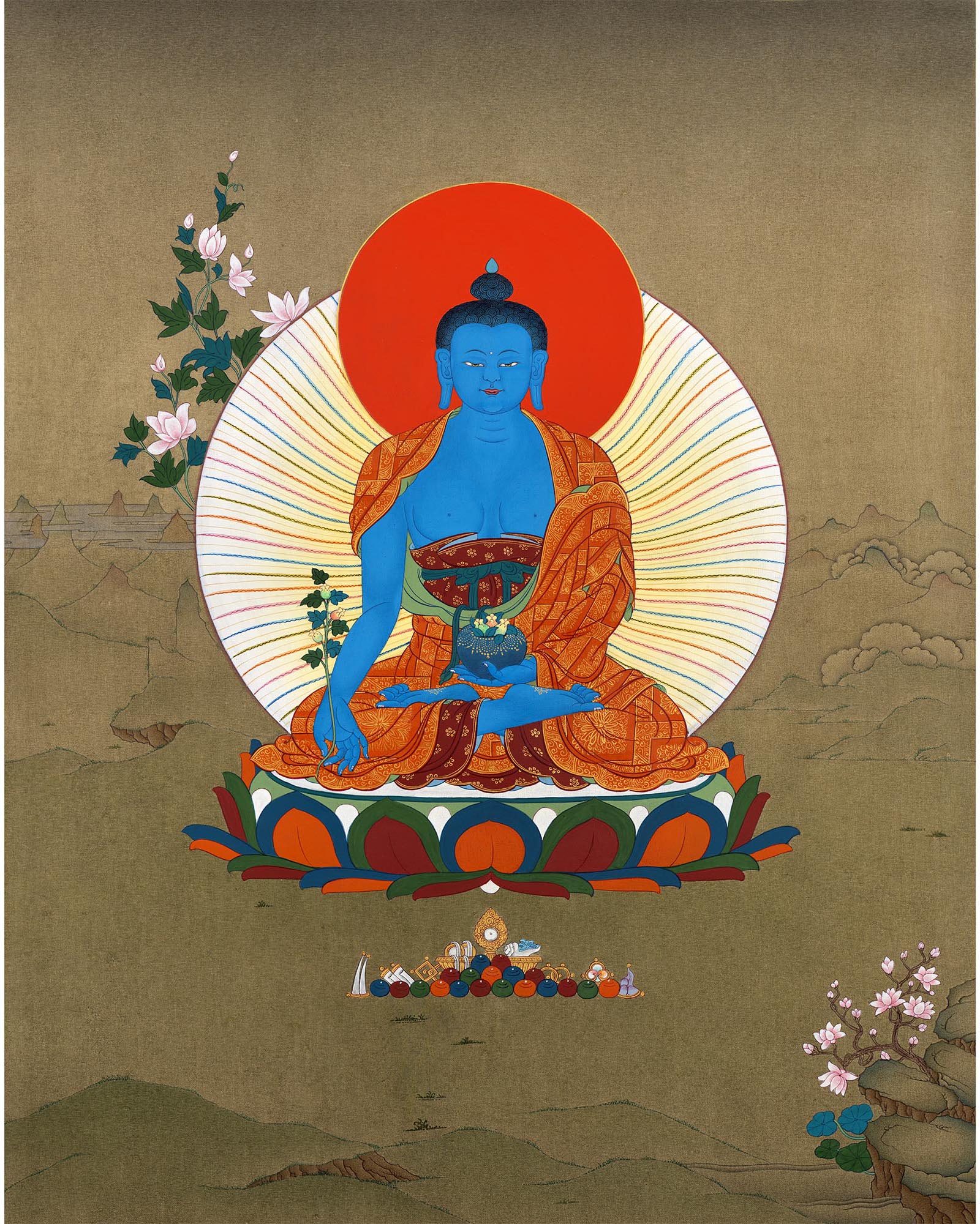 Medicine Buddha | Buddhist Thangka