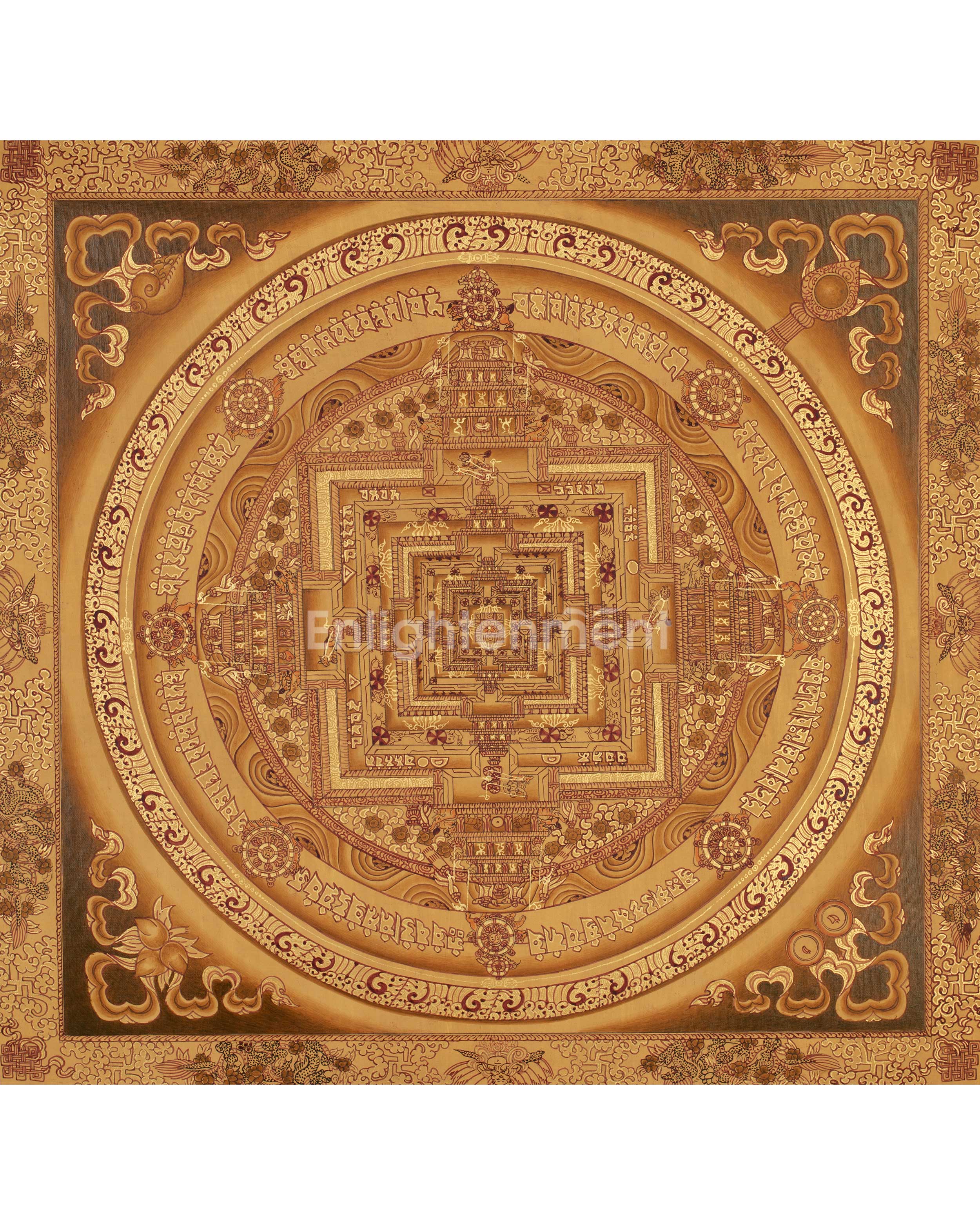 Original Hand Painted Mandala Thangka