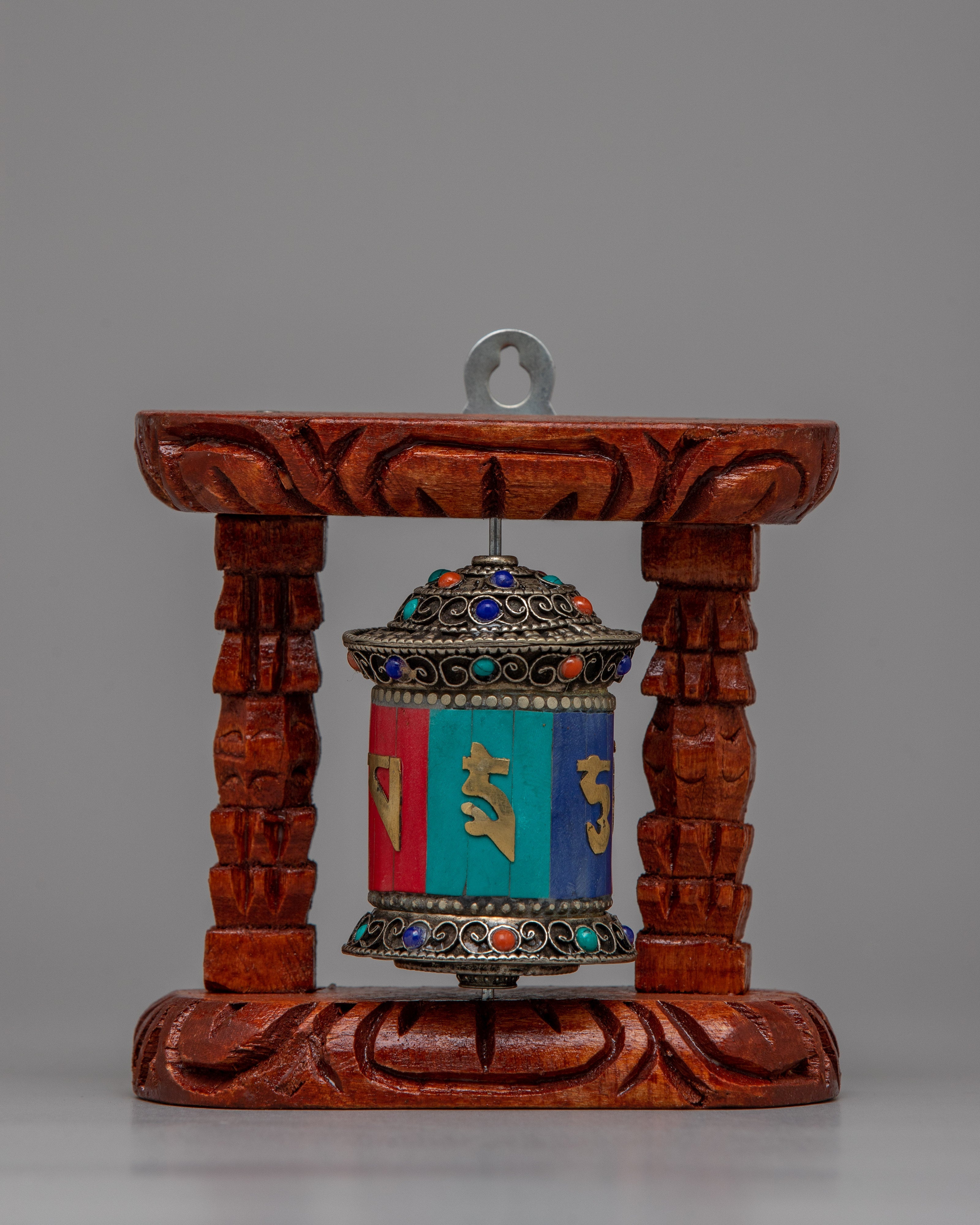 Tibetan Copper Prayer Wheel 