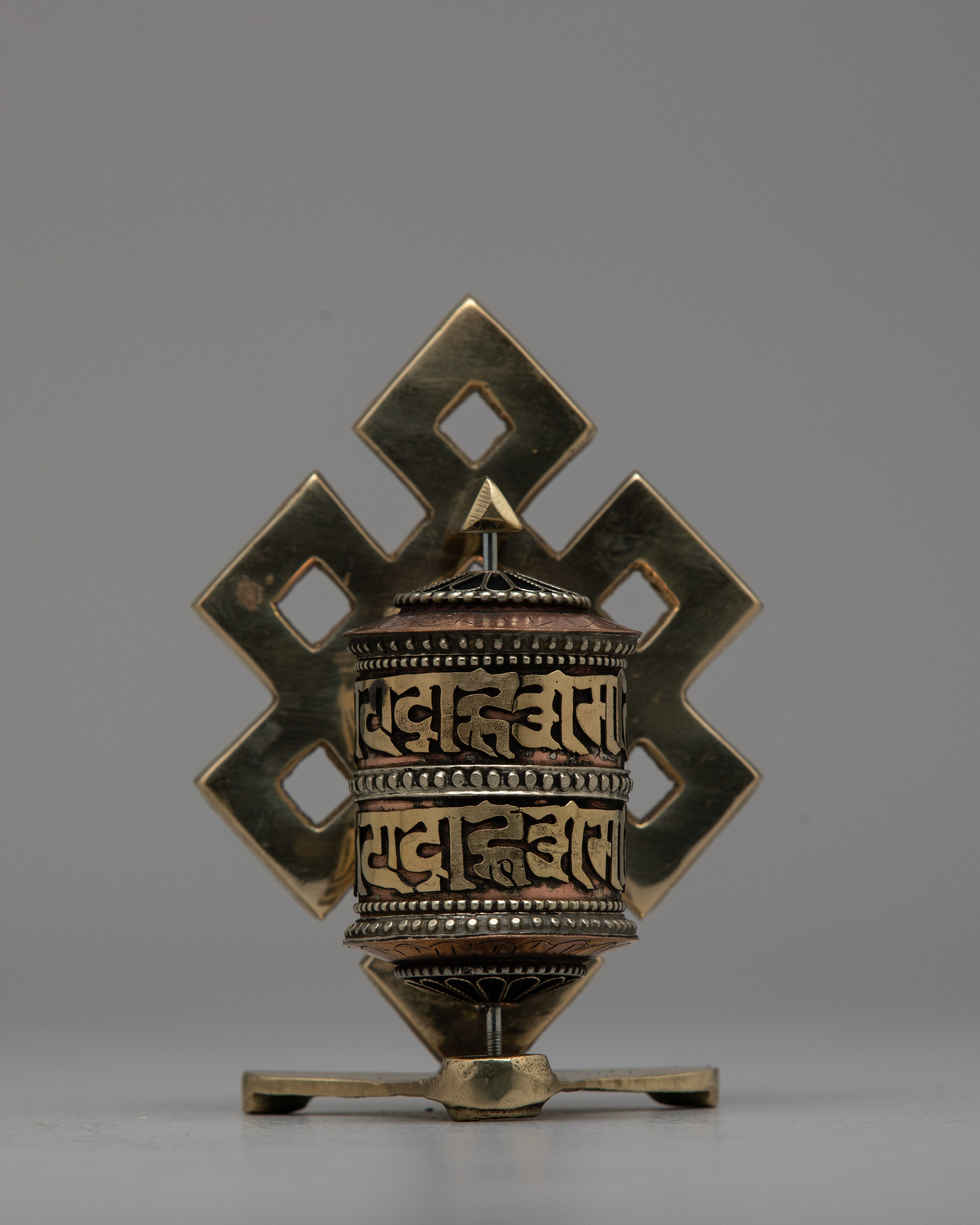 Tibetan Copper Prayer Wheel