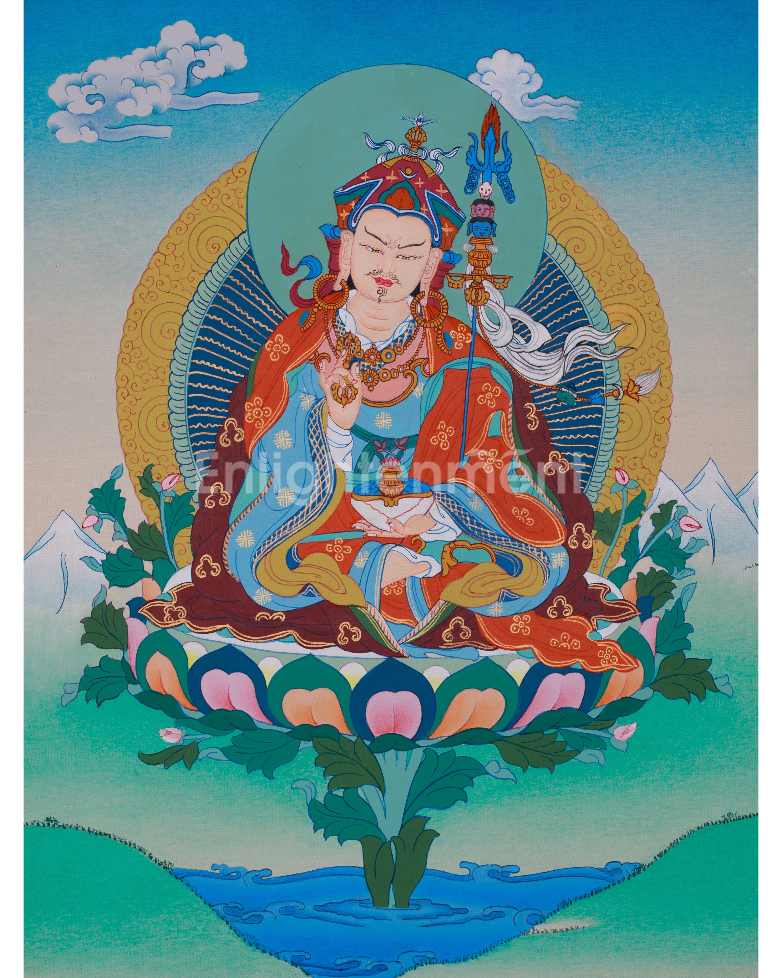 Precious Master Guru Rinpoche Thangka