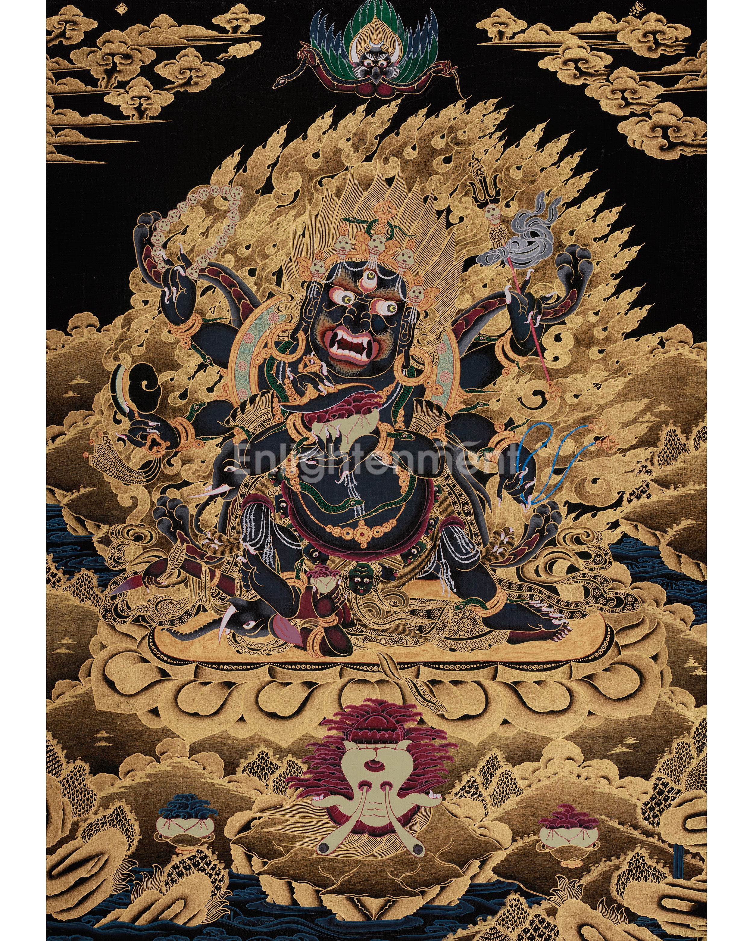 Protector Six-Armed Mahakala Thangka