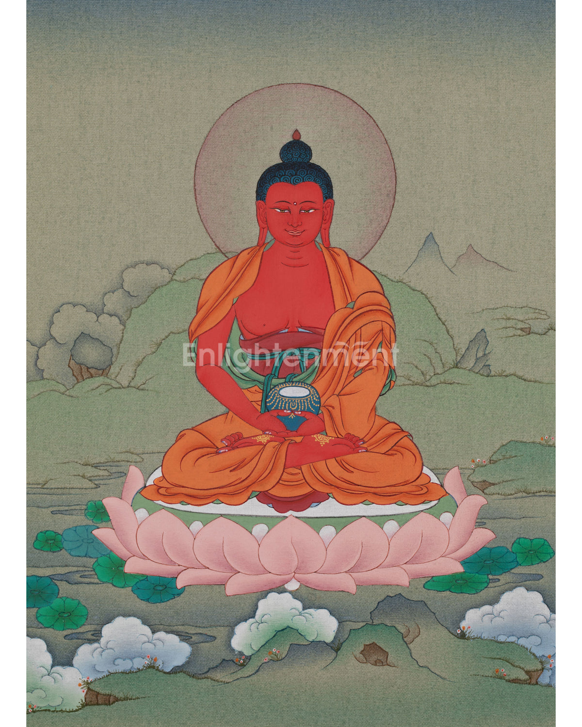Pure Land Amitabha Buddha Thangka
