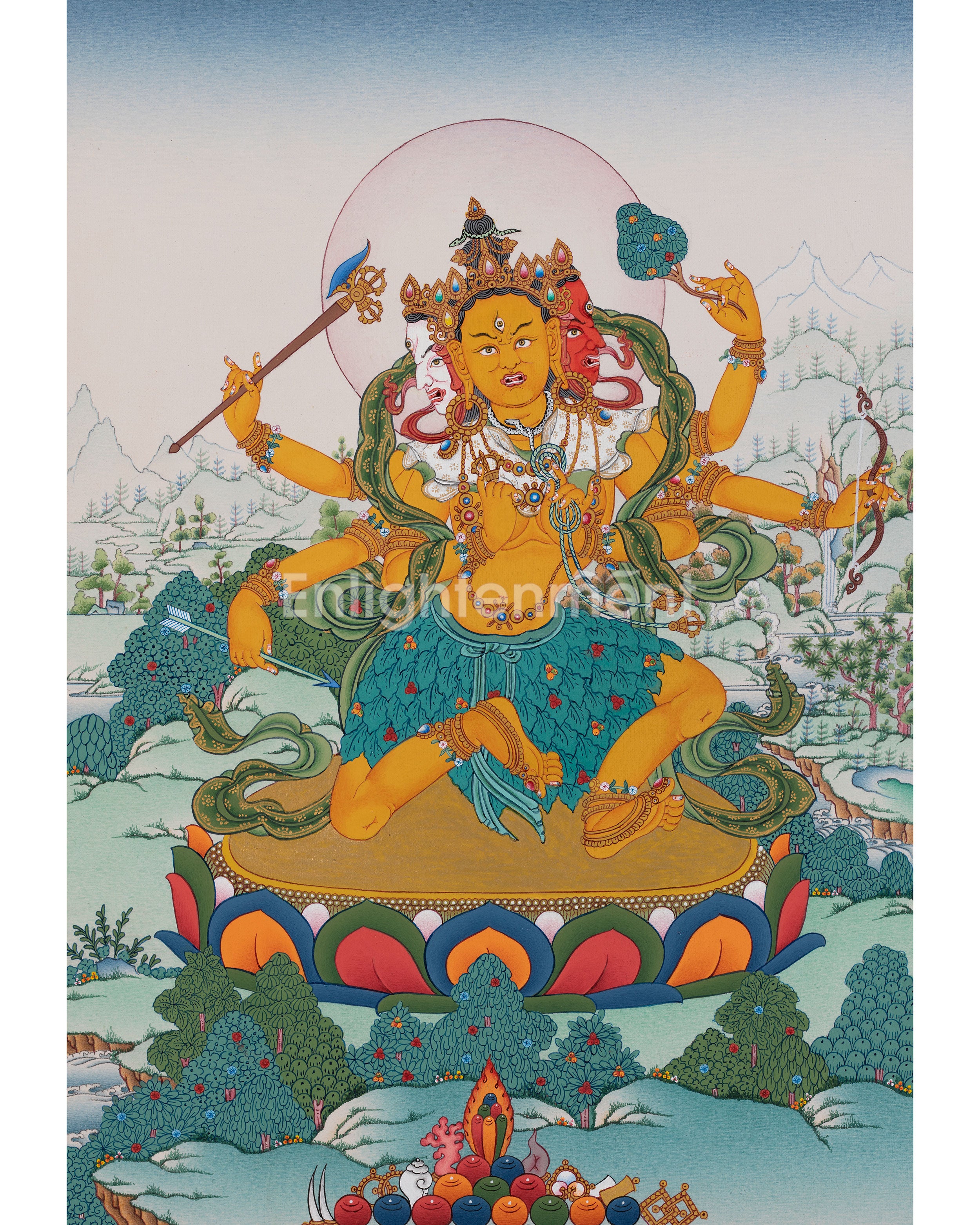 Parnashavari Thangka | The Healing Dakini
