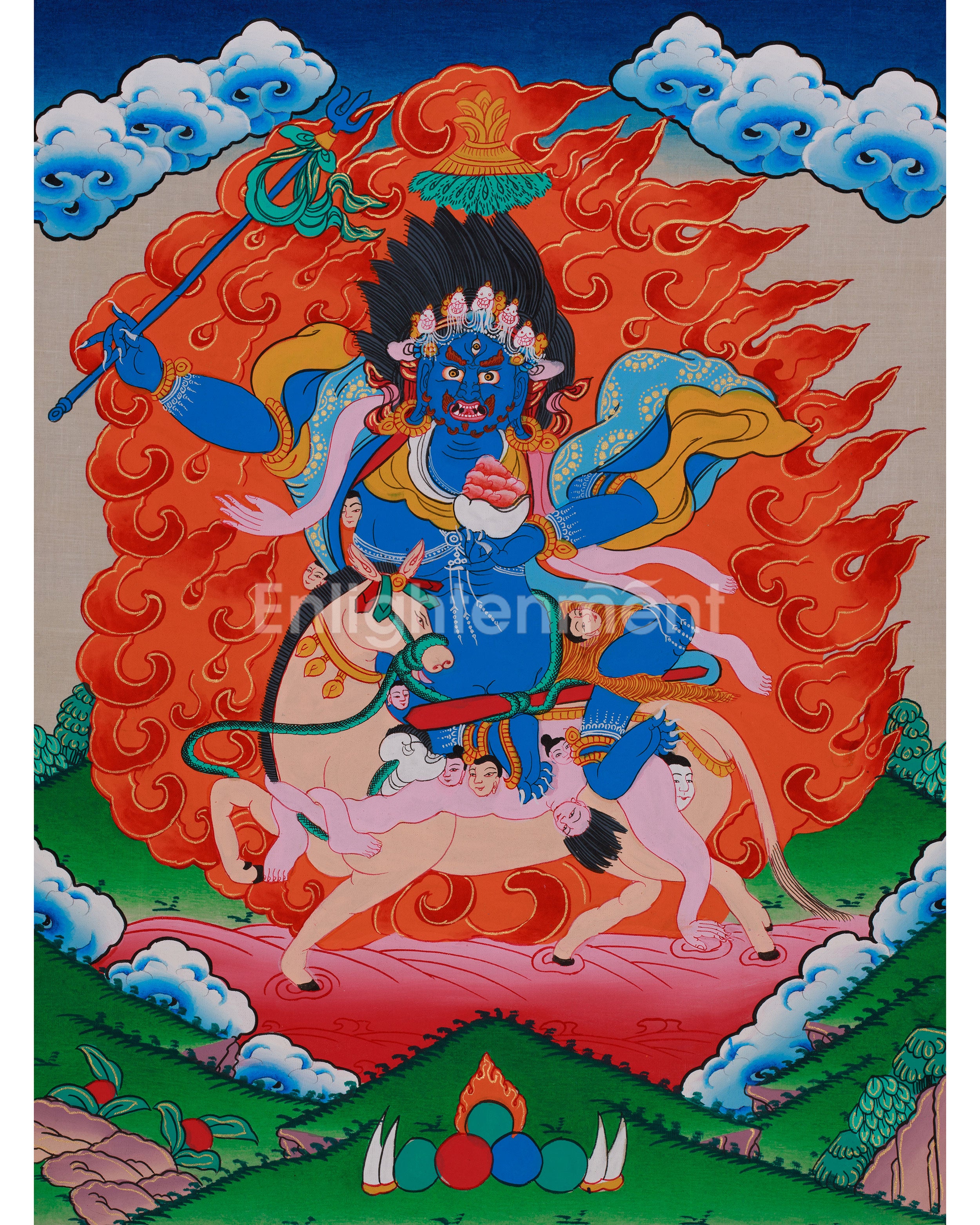 Tantric Buddhist Palden Lhamo | The Fierce Mother of the Dharma Protectors