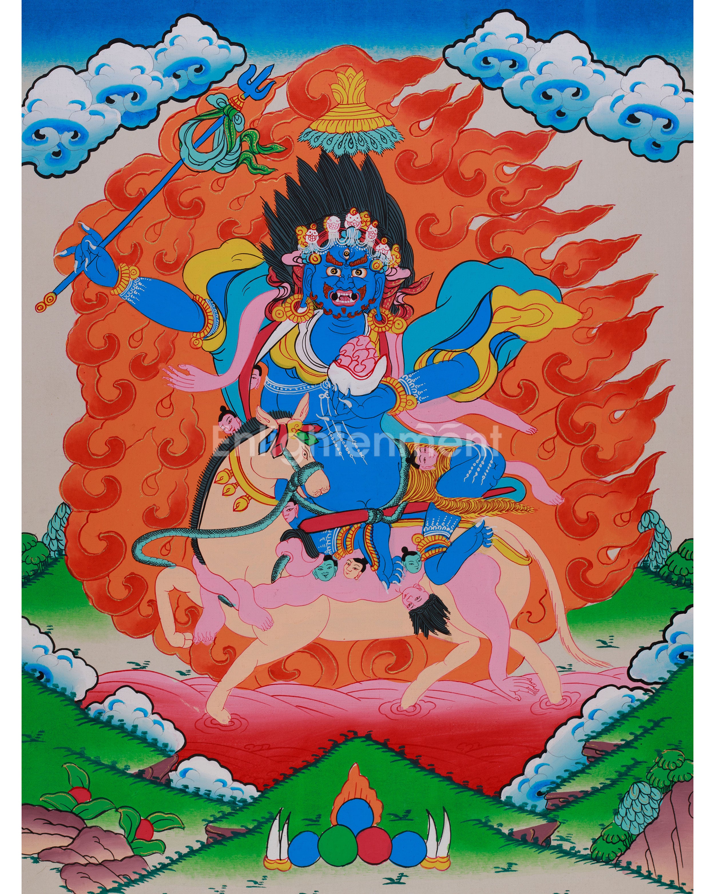 Tantric Buddhist Palden Lhamo | The Fierce Mother of the Dharma Protectors