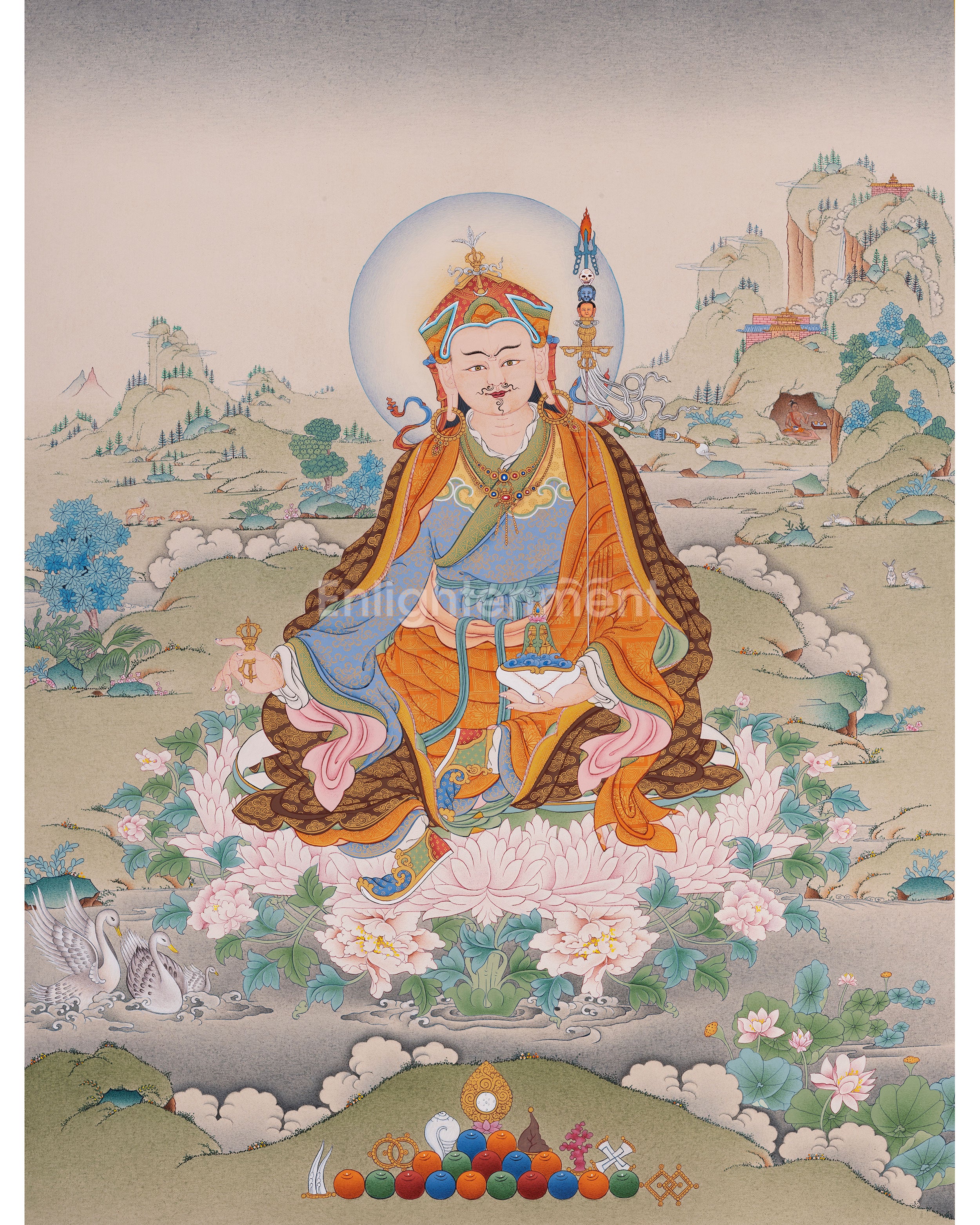 Guru Rinpoche Thangka, Padmasambhava Painting